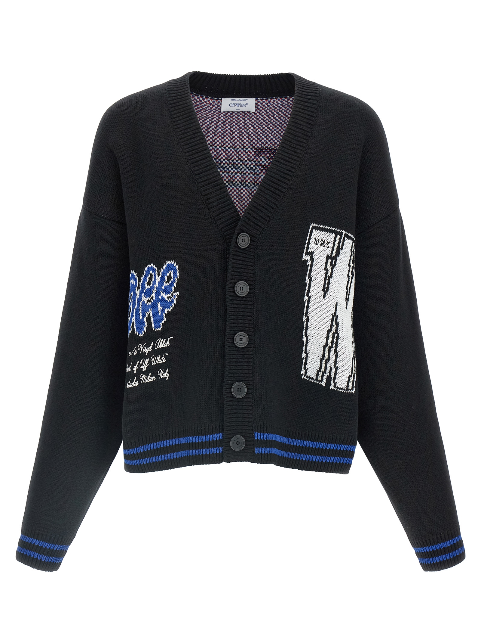 Off White Glide Diag Cardigan