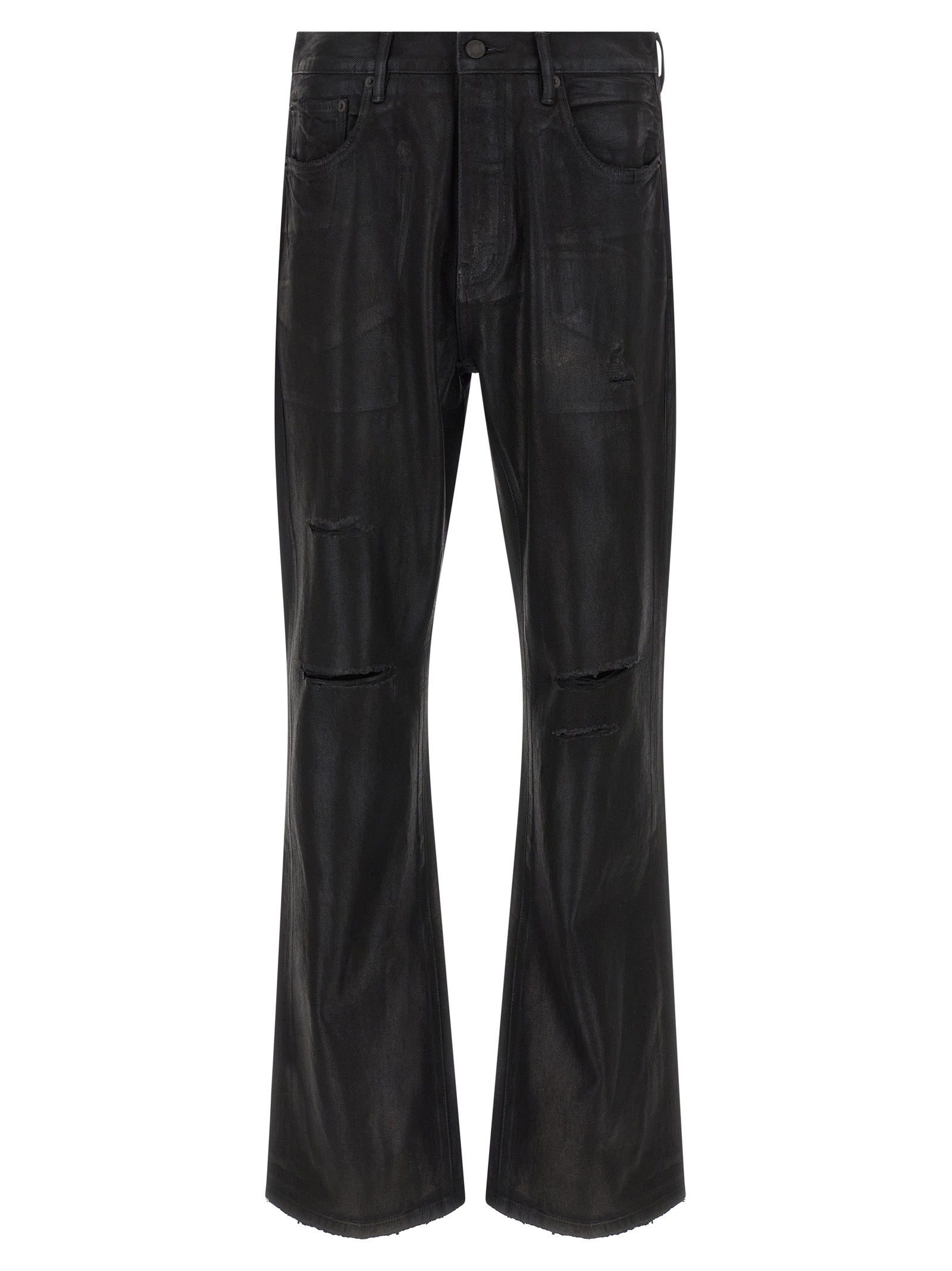 Purple P026 Rinsed Foil Boot Jeans