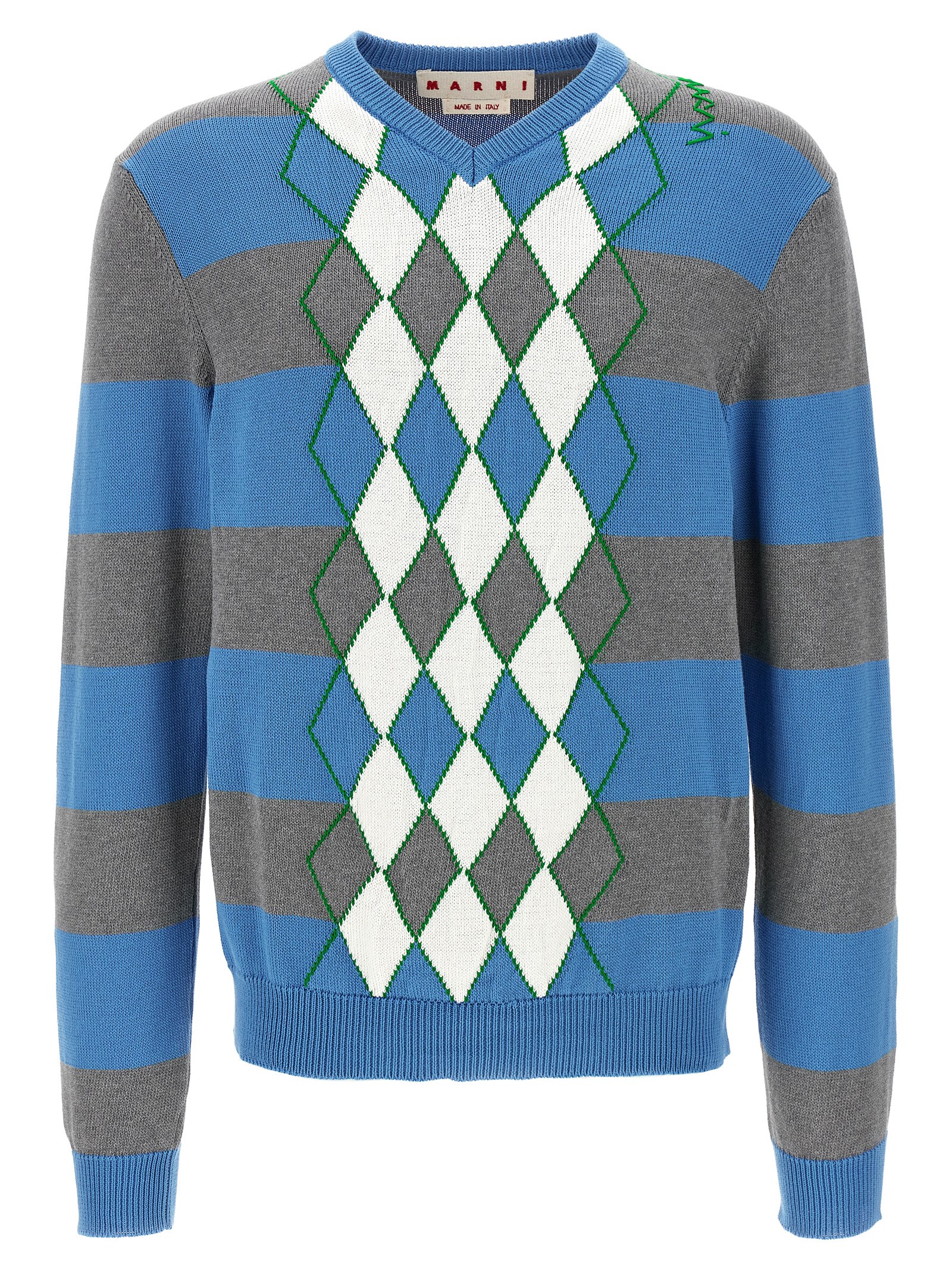 Marni Argyle Sweater