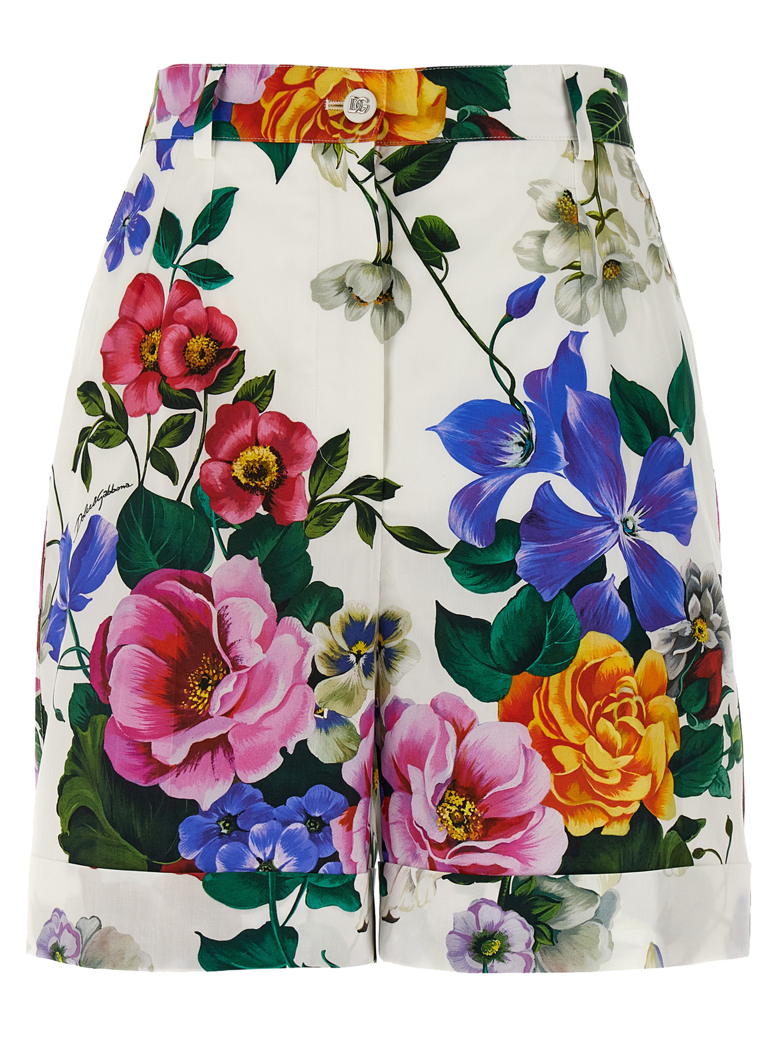 Dolce & Gabbana Bouquet Bermuda Shorts