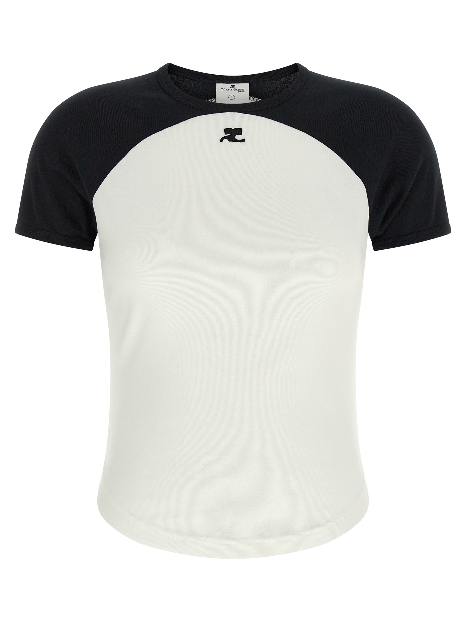 Courreges Circle Contrast T-shirt