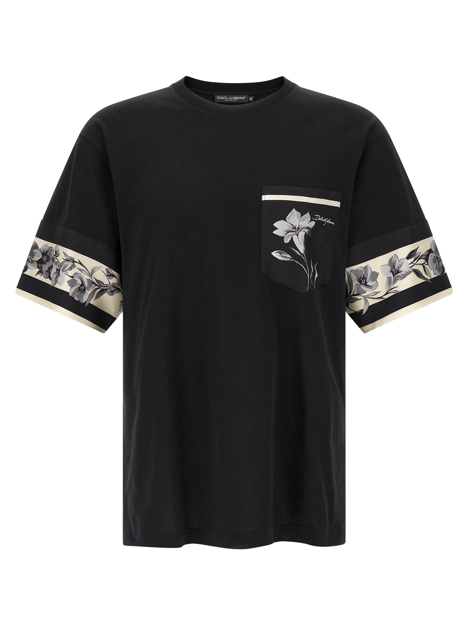 Dolce & Gabbana Silk Detail T-shirt