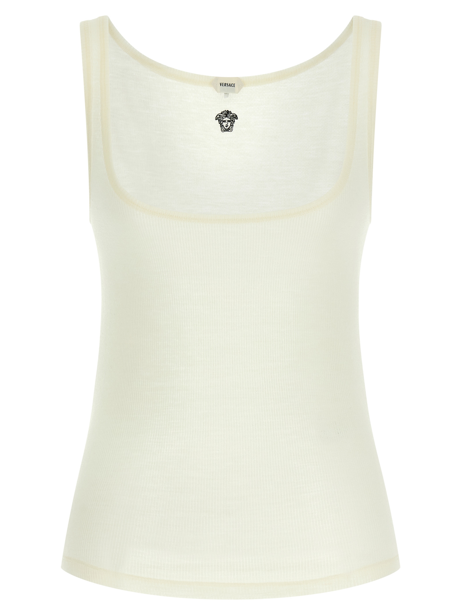 Versace La Medusa Embroidery Top