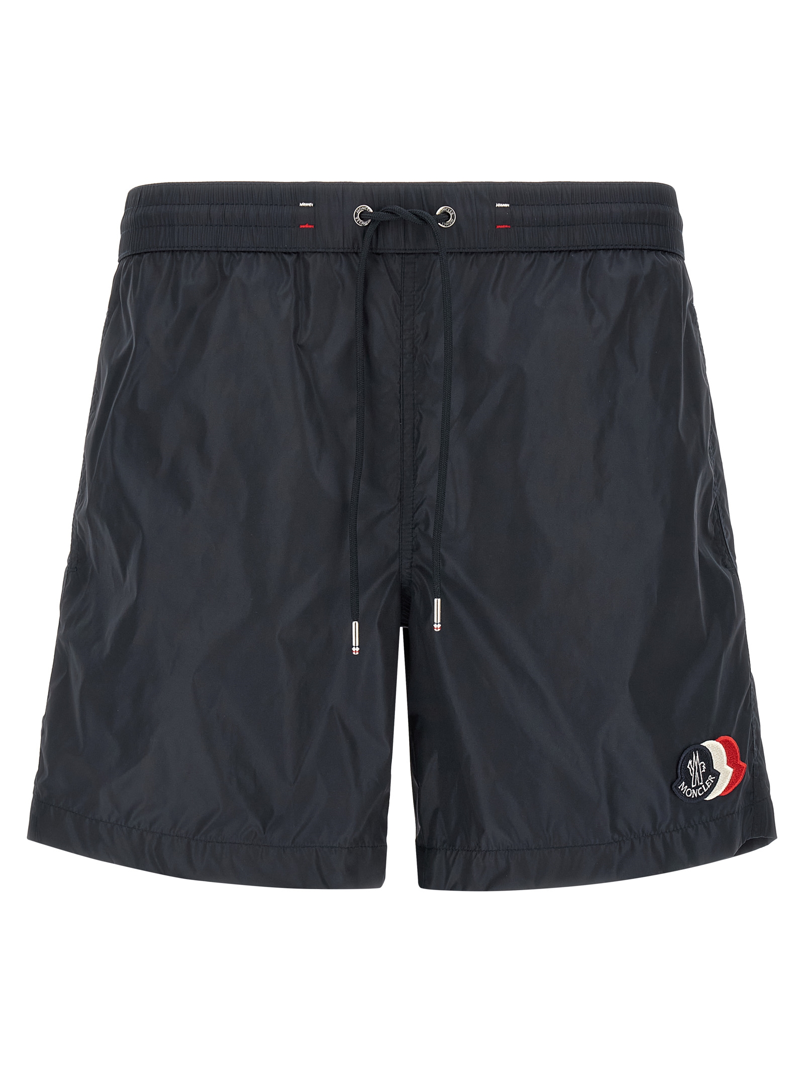 Moncler Tricolor Logo Patch Swimsuit