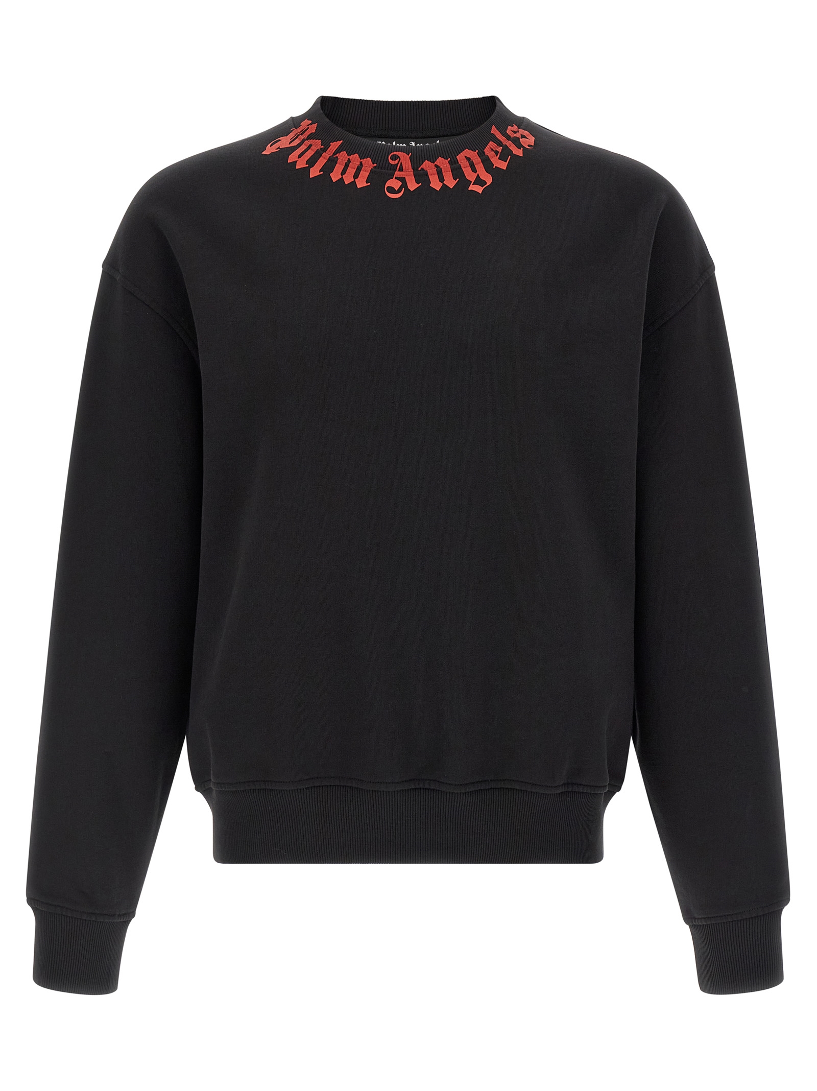 Palm Angels Neck Logo Sweatshirt