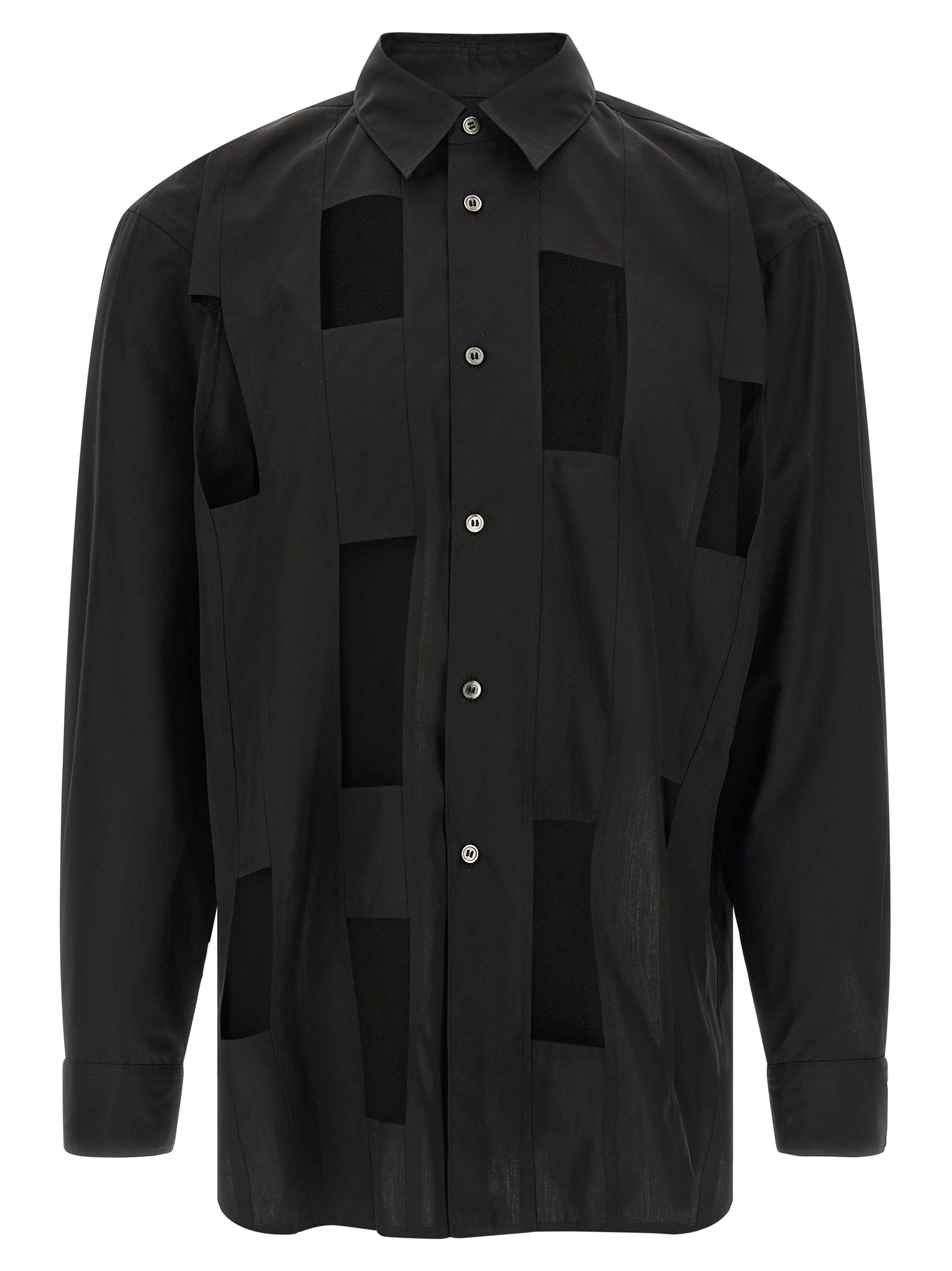 Comme Des Garçons Homme Plus Geometric Cut-out Shirt