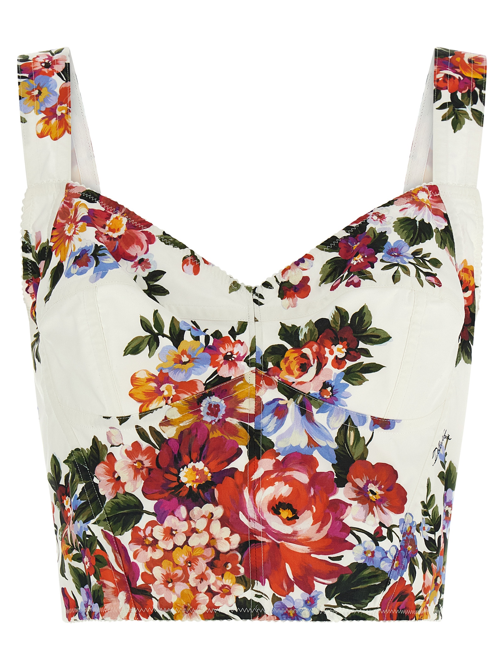 Dolce & Gabbana Mazzo Di Fiori Print Top