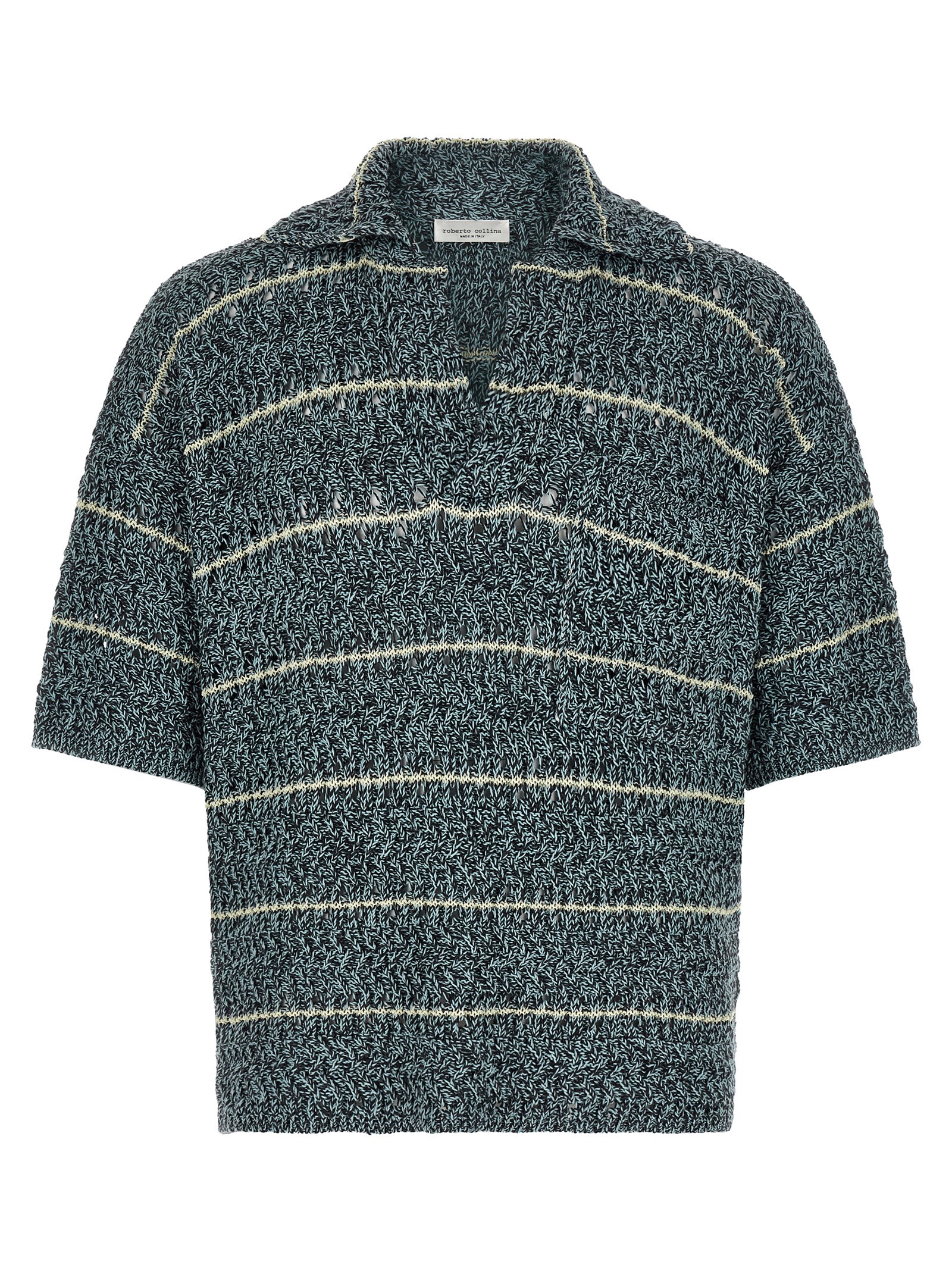 Roberto Collina Mouliné Polo Shirt