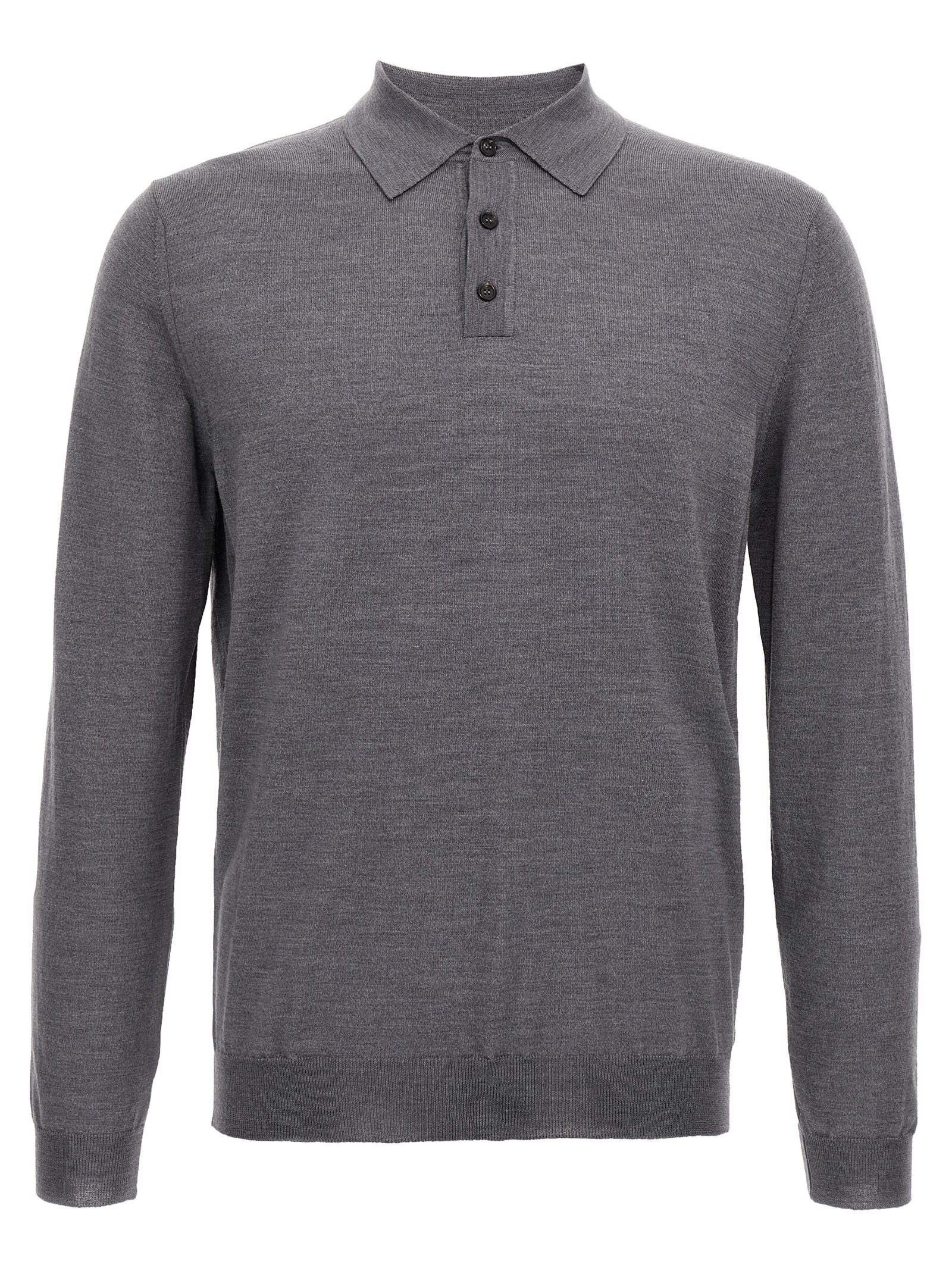 Zanone Virgin Wool Polo Shirt