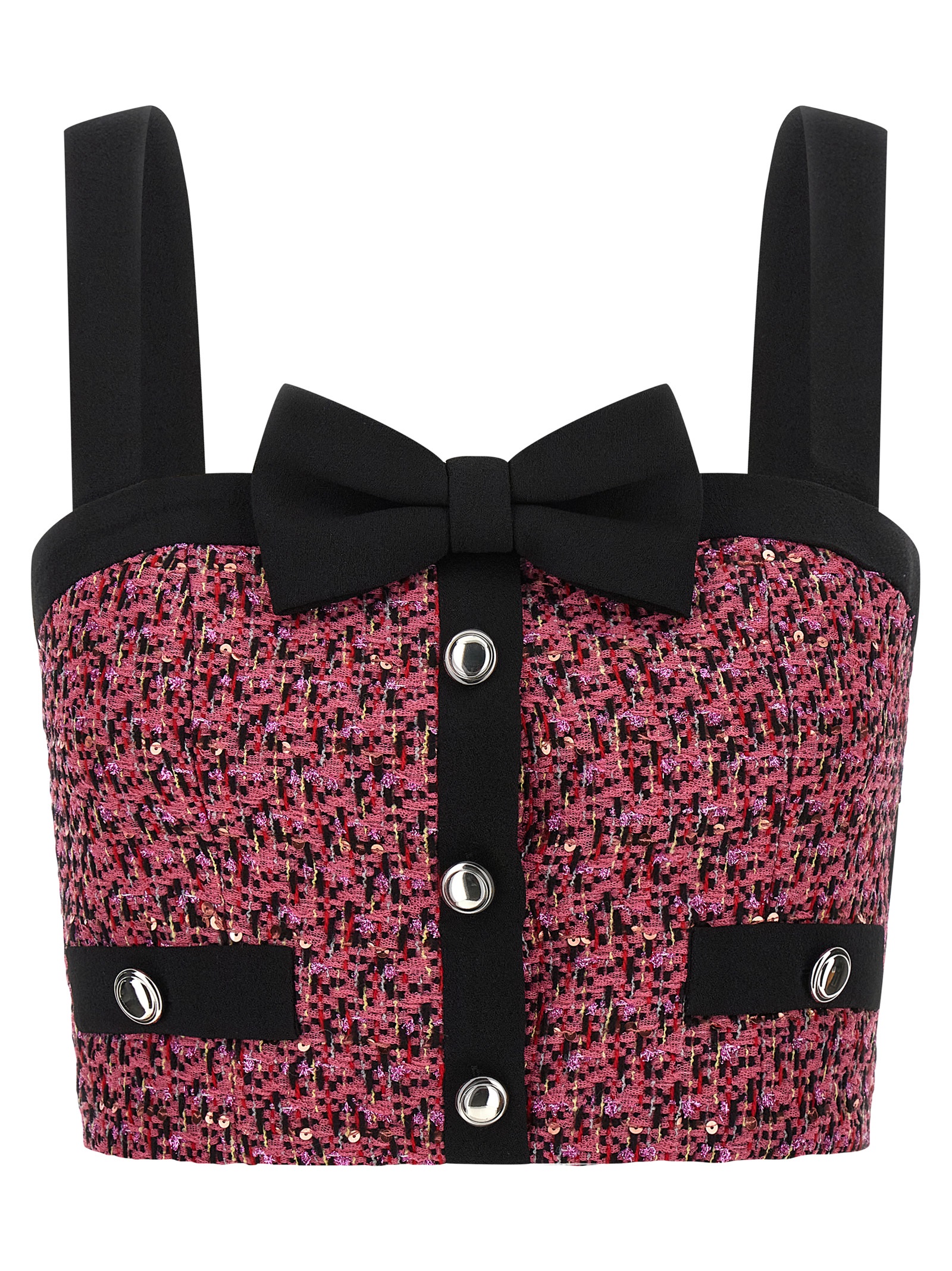 Alessandra Rich Tweed Top