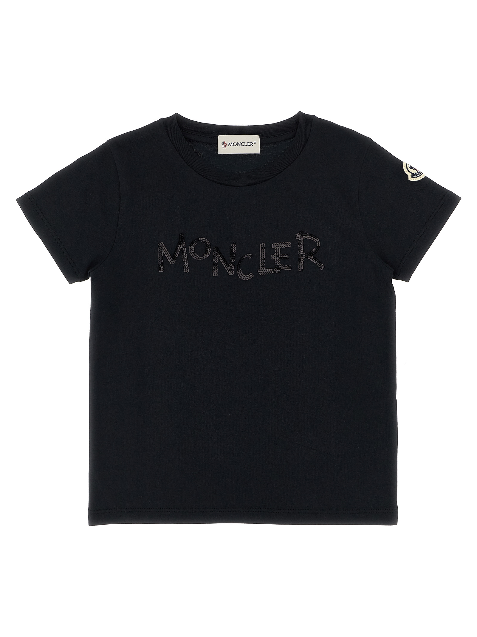 Moncler Enfant Sequins Logo T-shirt