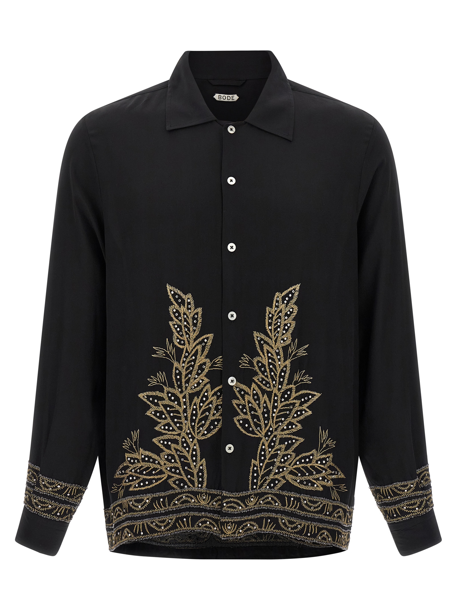 Bode Beaded Epoque Shirt
