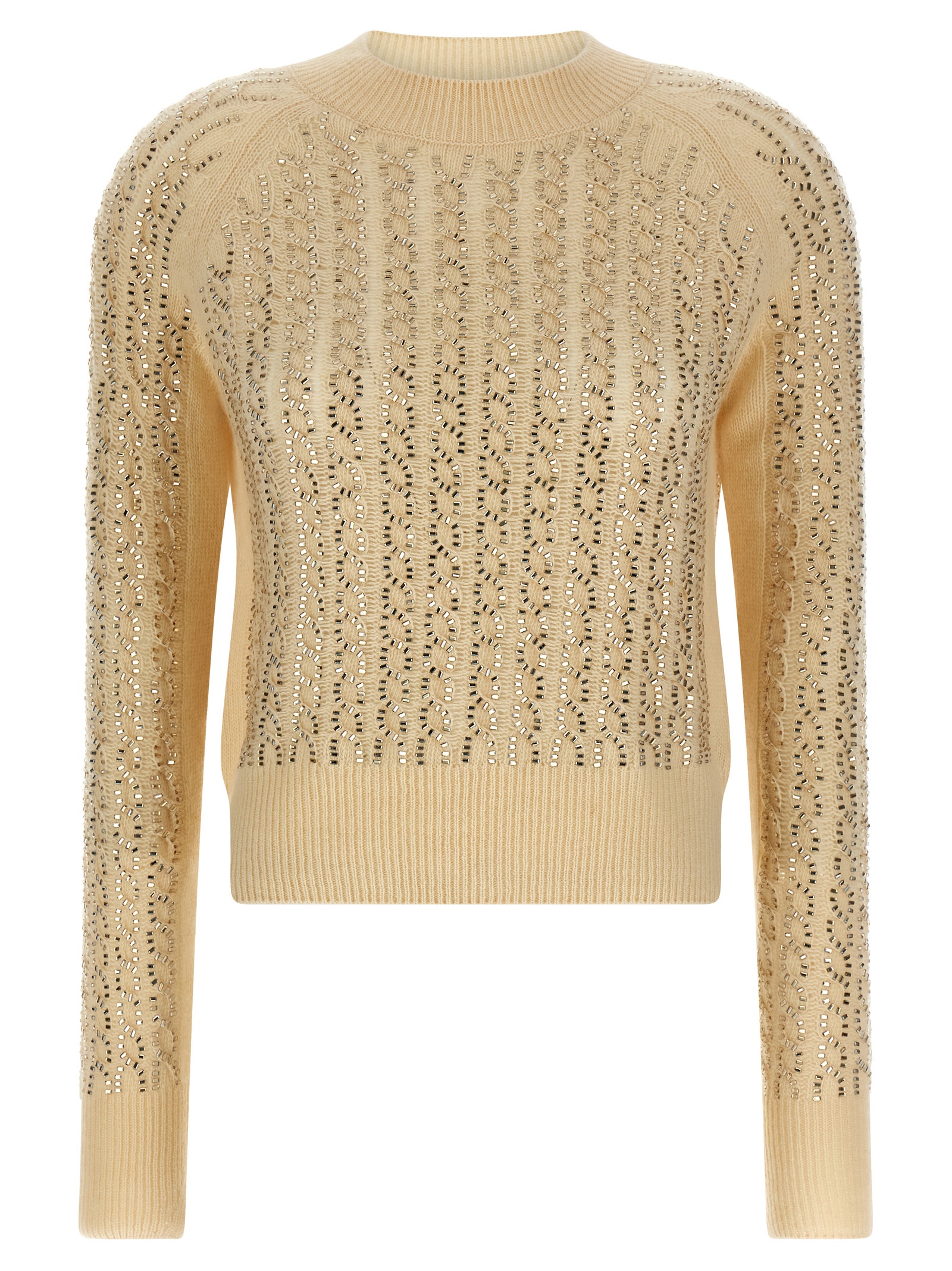 Ermanno Scervino Baguette Studded Sweater