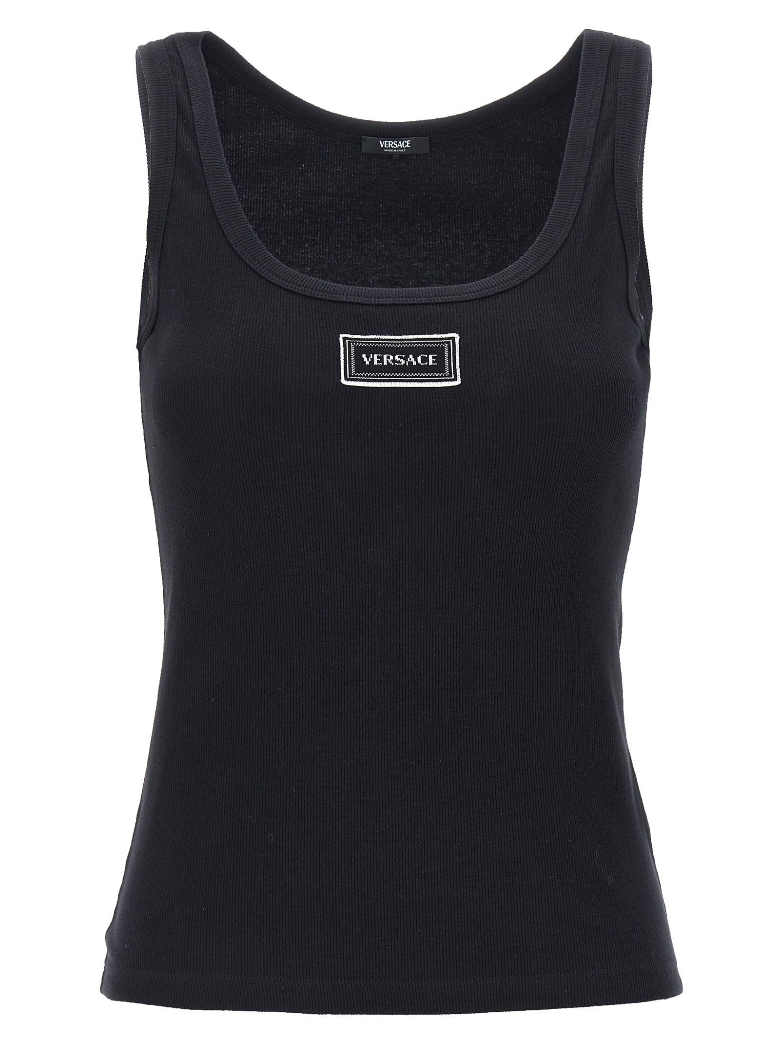 Versace 90s Vintage Logo Tank Top