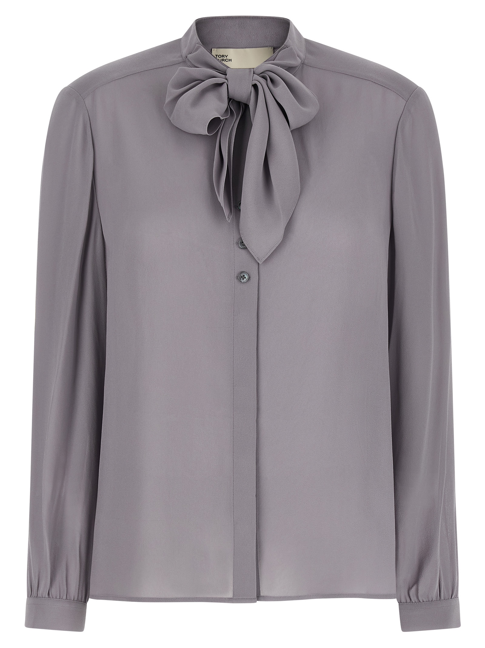 Tory Burch Georgette Bow Blouse
