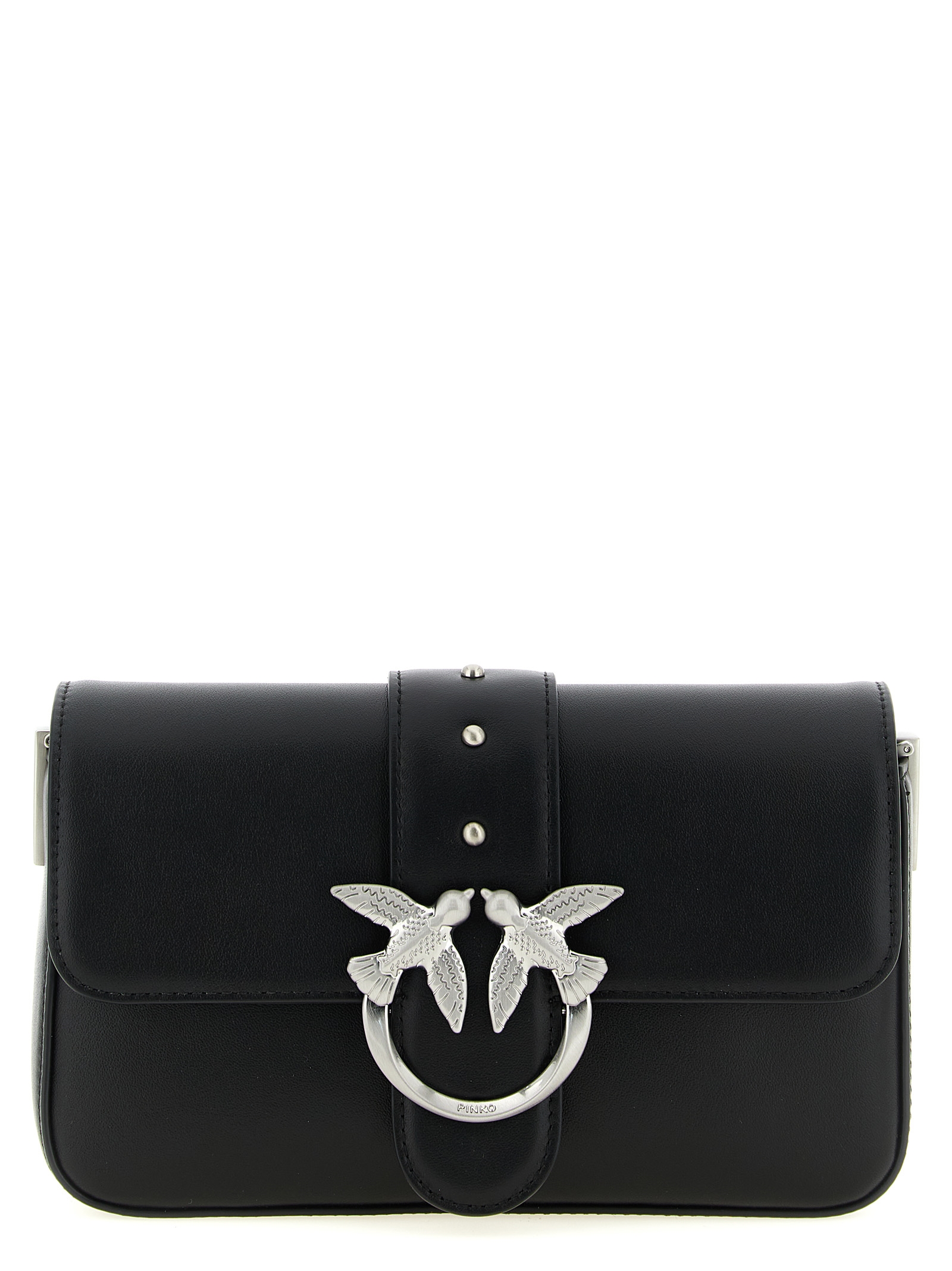 Pinko Mini Love Slouchy Shoulder Bag