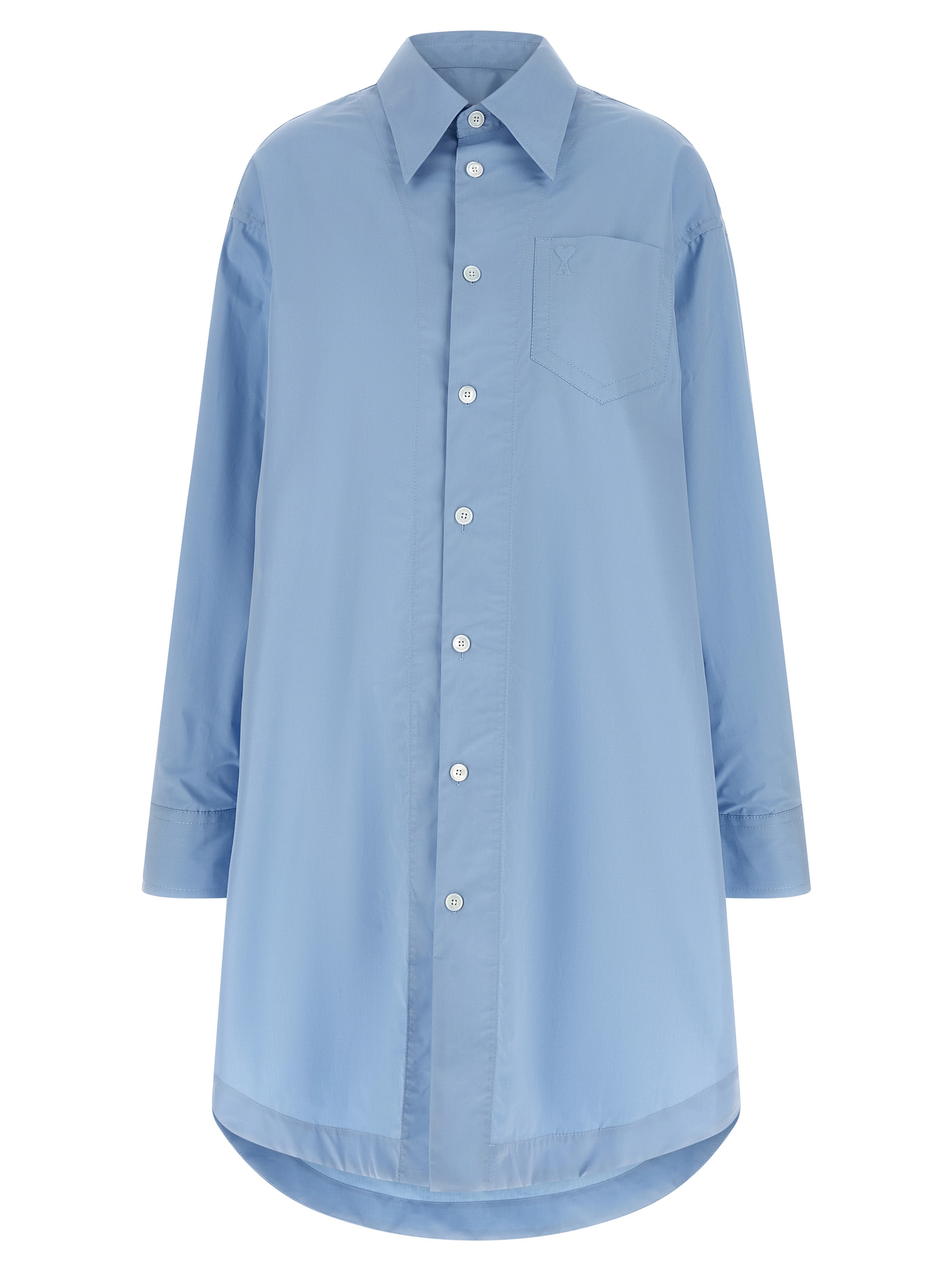 Ami Paris Ami De Coeur Shirt Dress