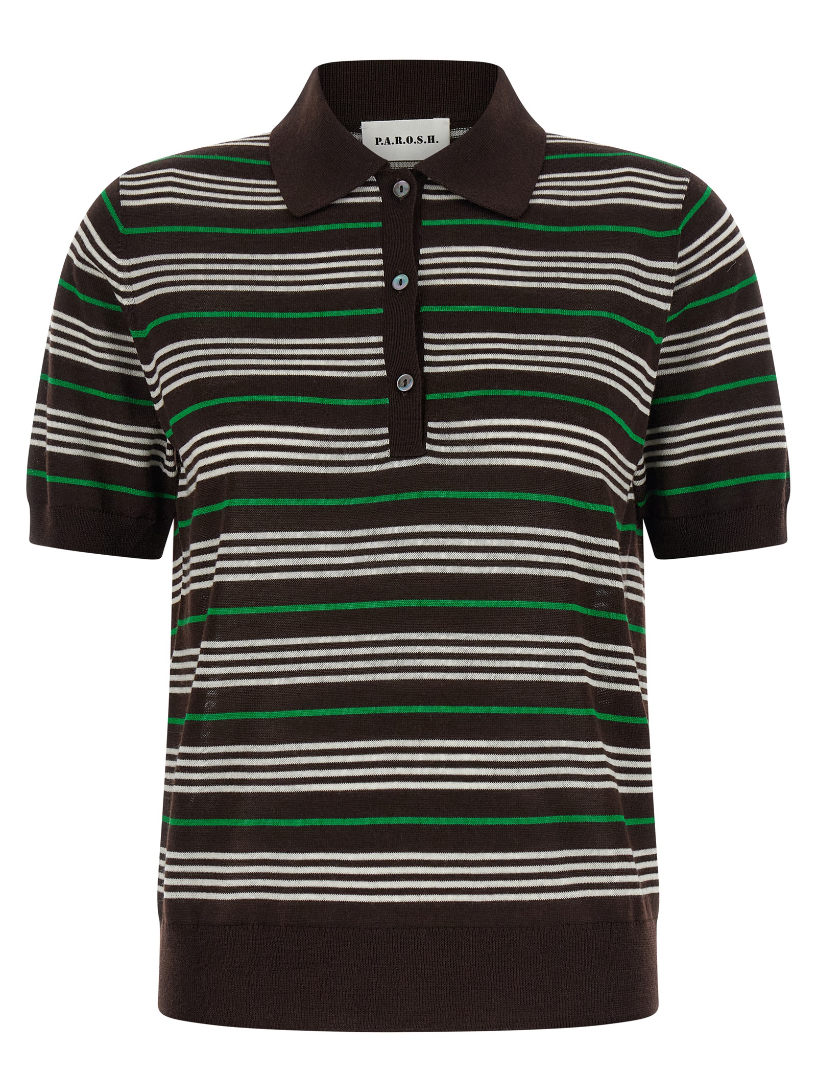 P.A.R.O.S.H. Listripes Polo Shirt