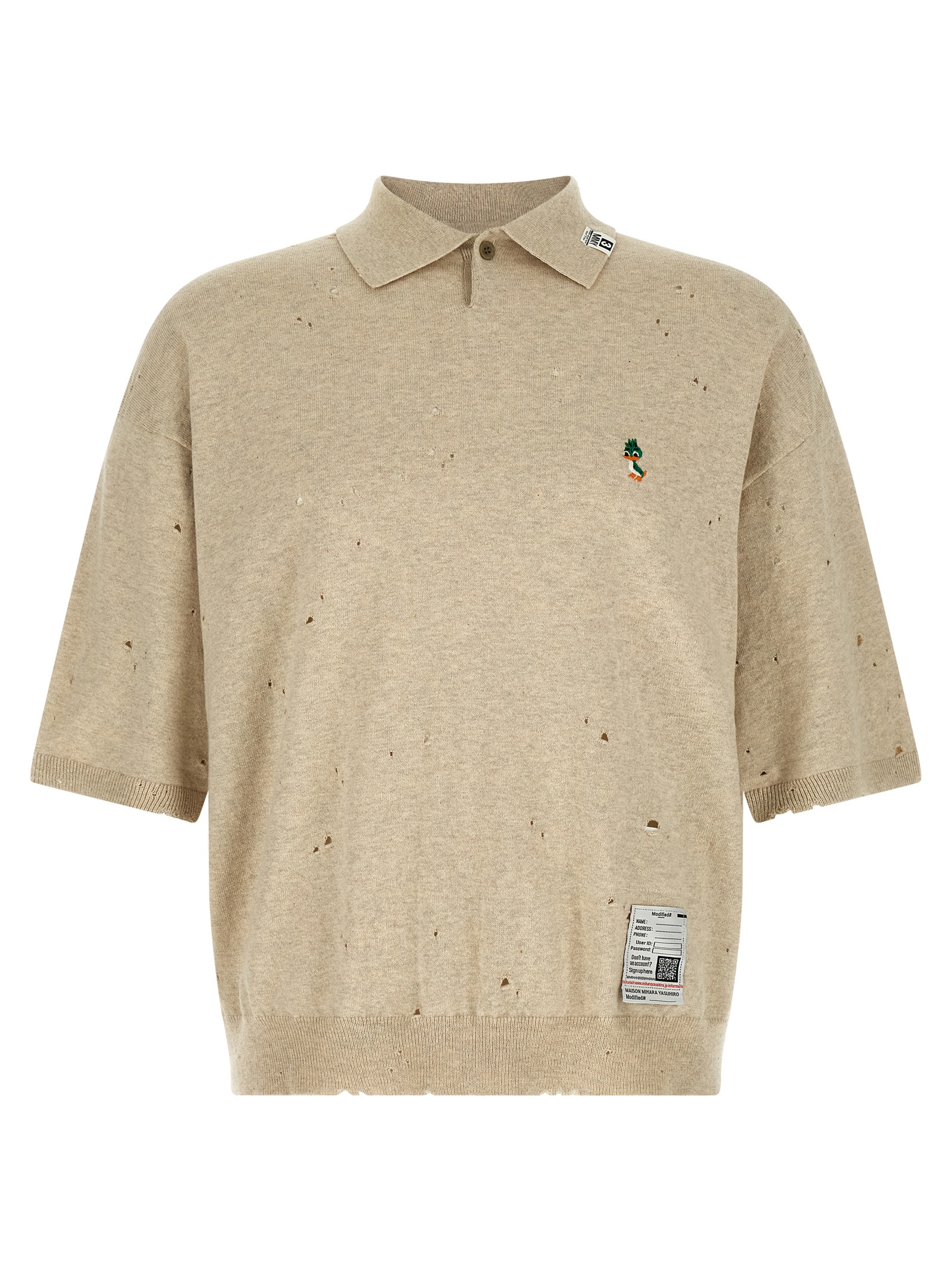 Maison Mihara Yasuhiro Embroidery Polo Shirt