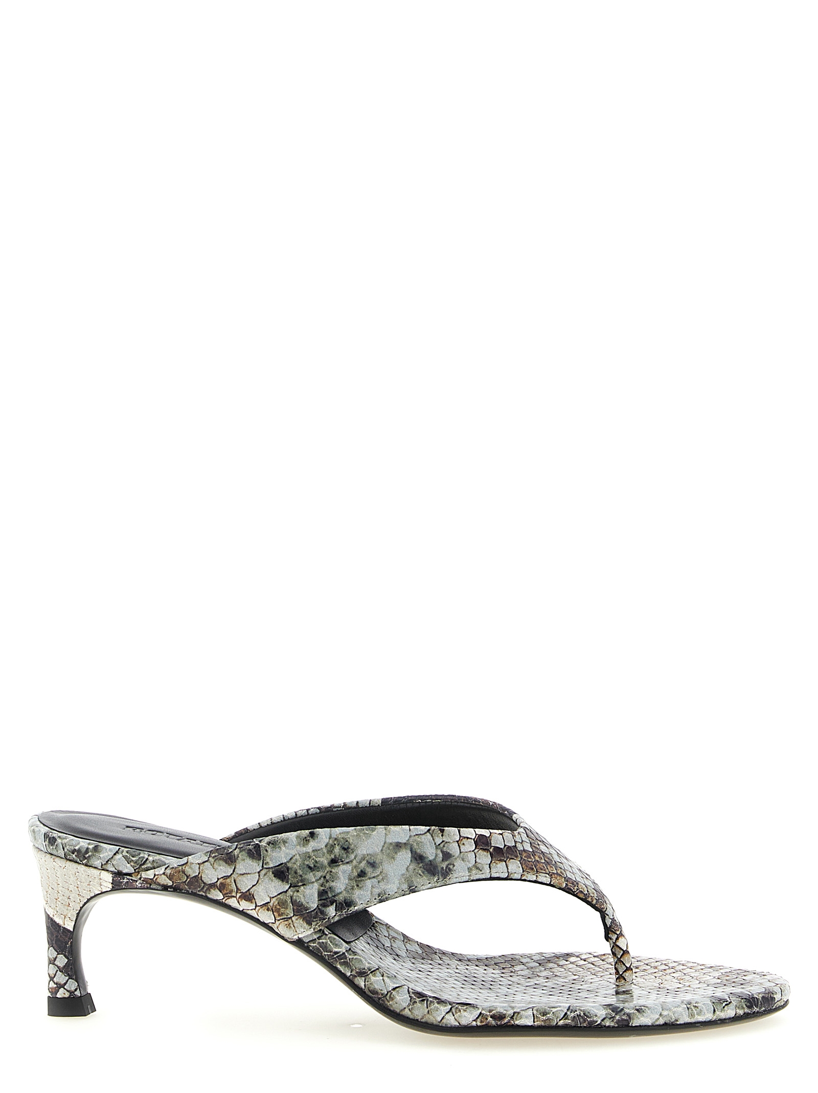 Rotate Birger Christensen Snake Leather Mules