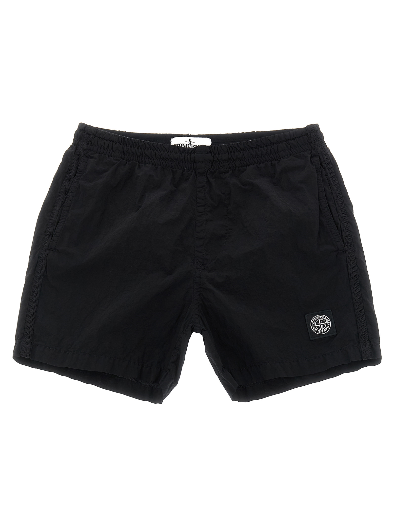 Stone Island Junior Compass Logo Swimsuit
