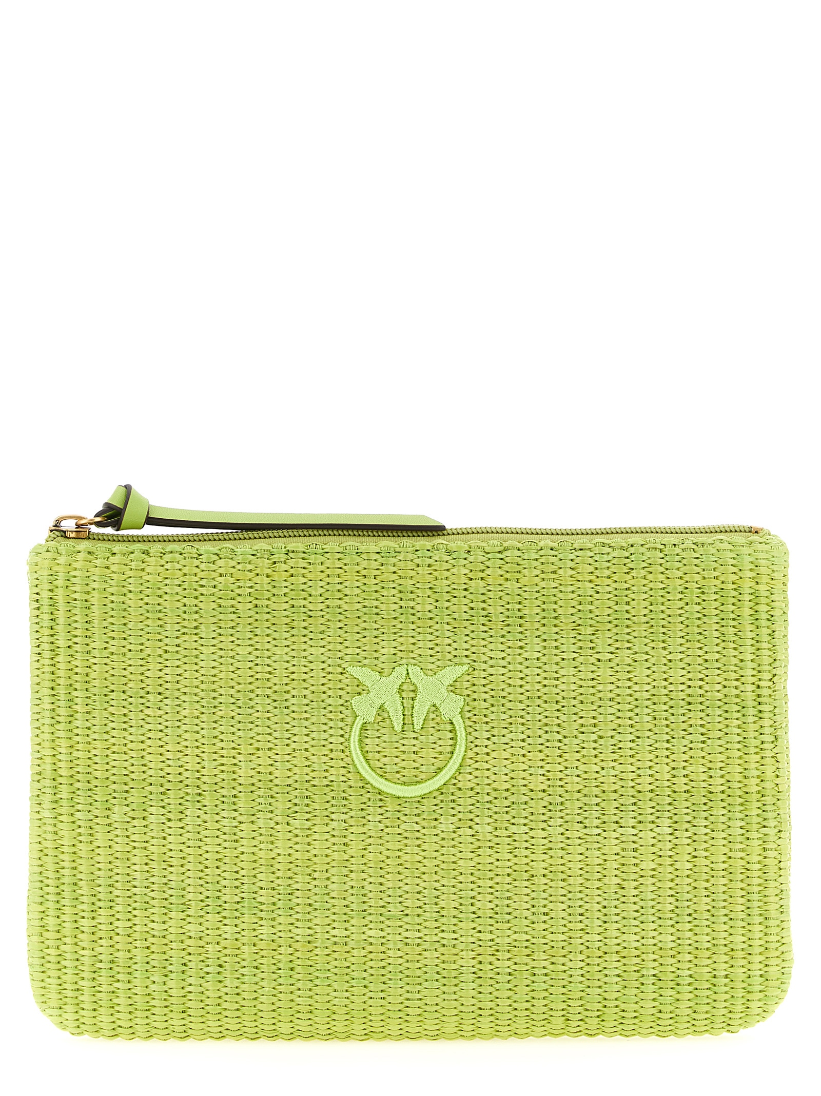 Pinko Raffia Clutch
