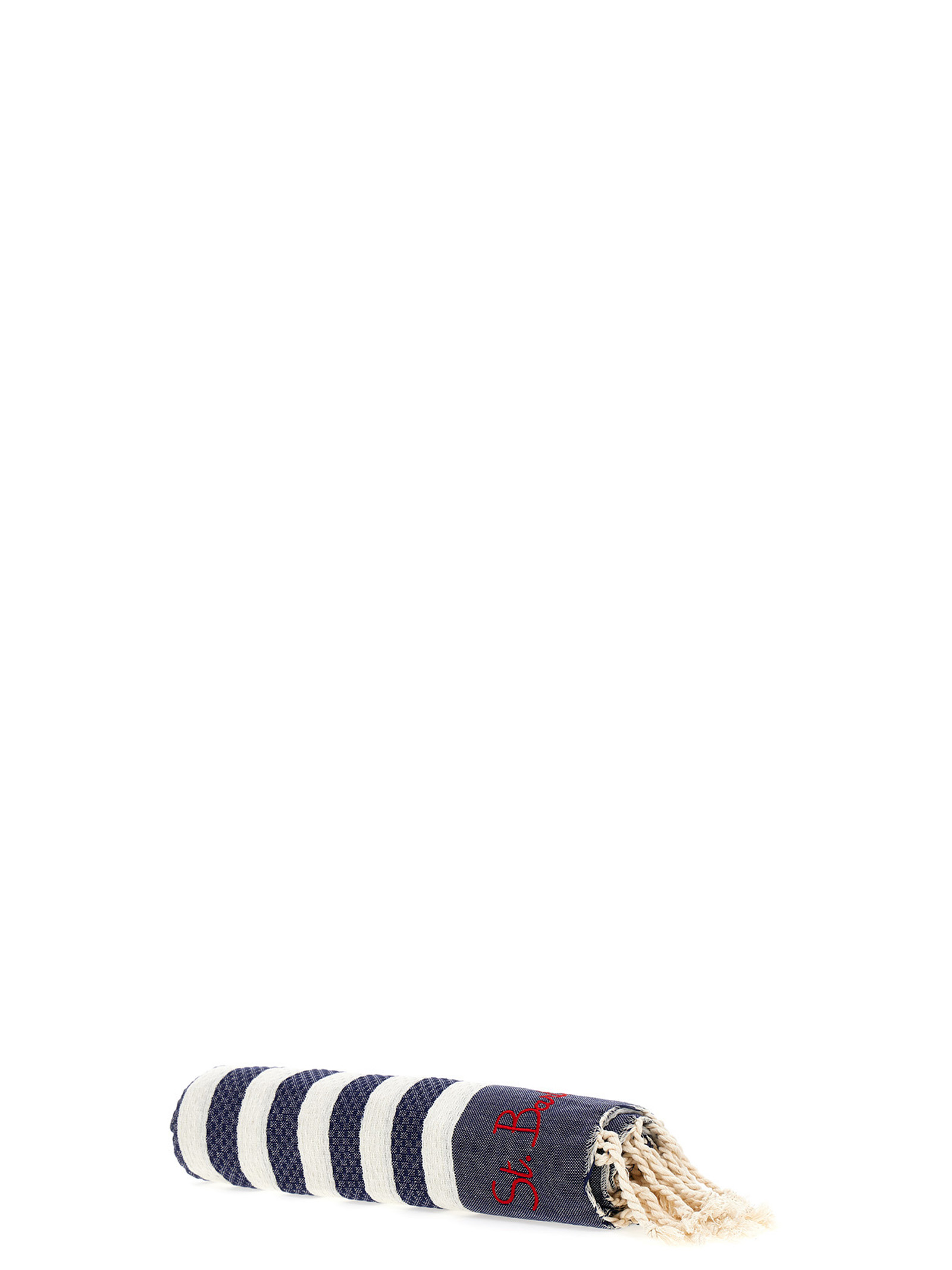 Mc2 Saint Barth Logo Embroidery Beach Towel