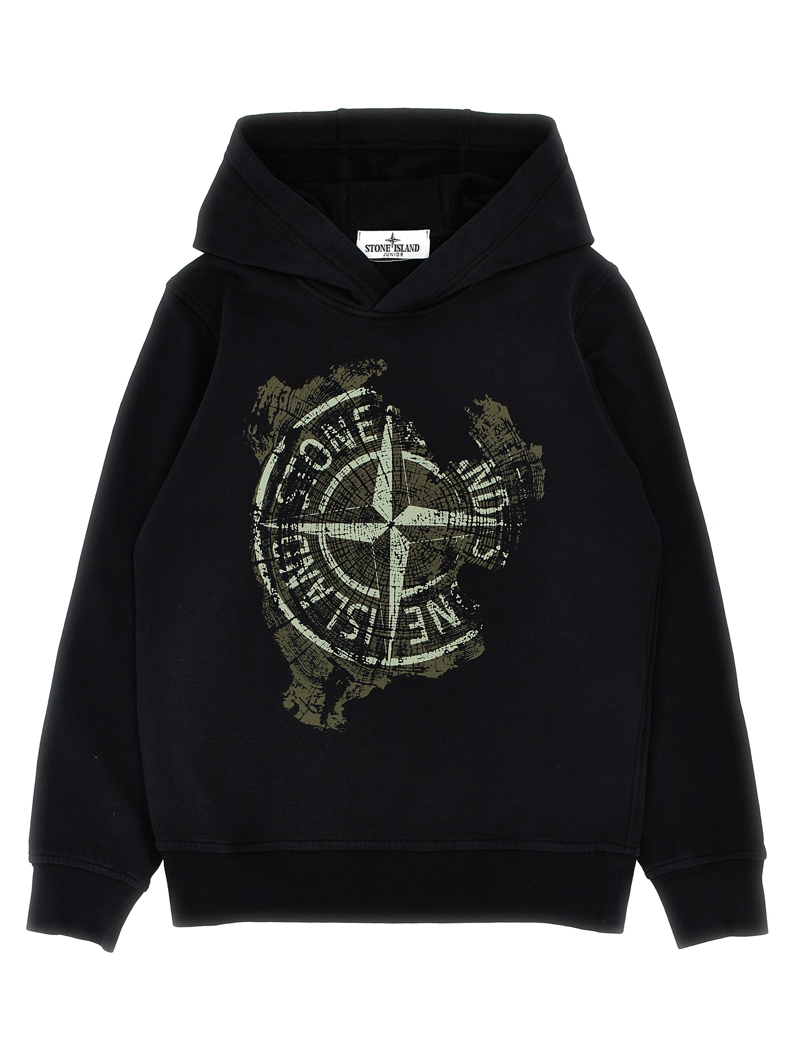 Stone Island Junior Printed Hoodie