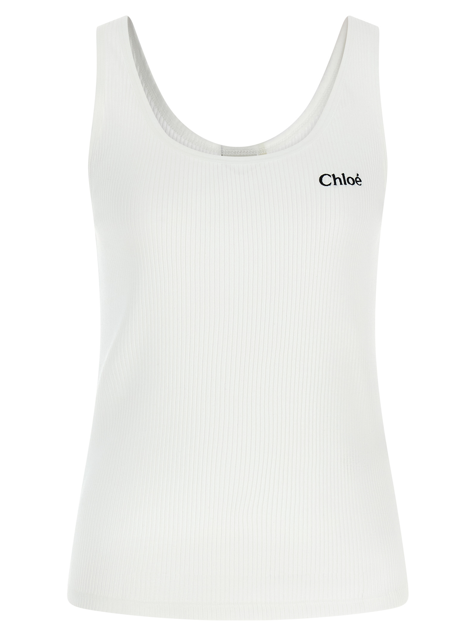 Chloé Logo Embroidery Top