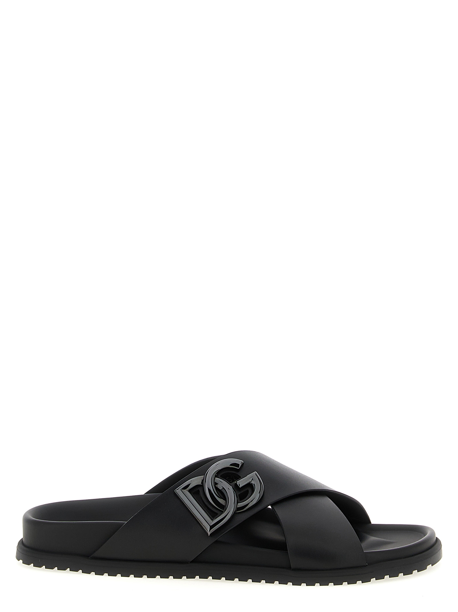 Dolce & Gabbana Leather Slides