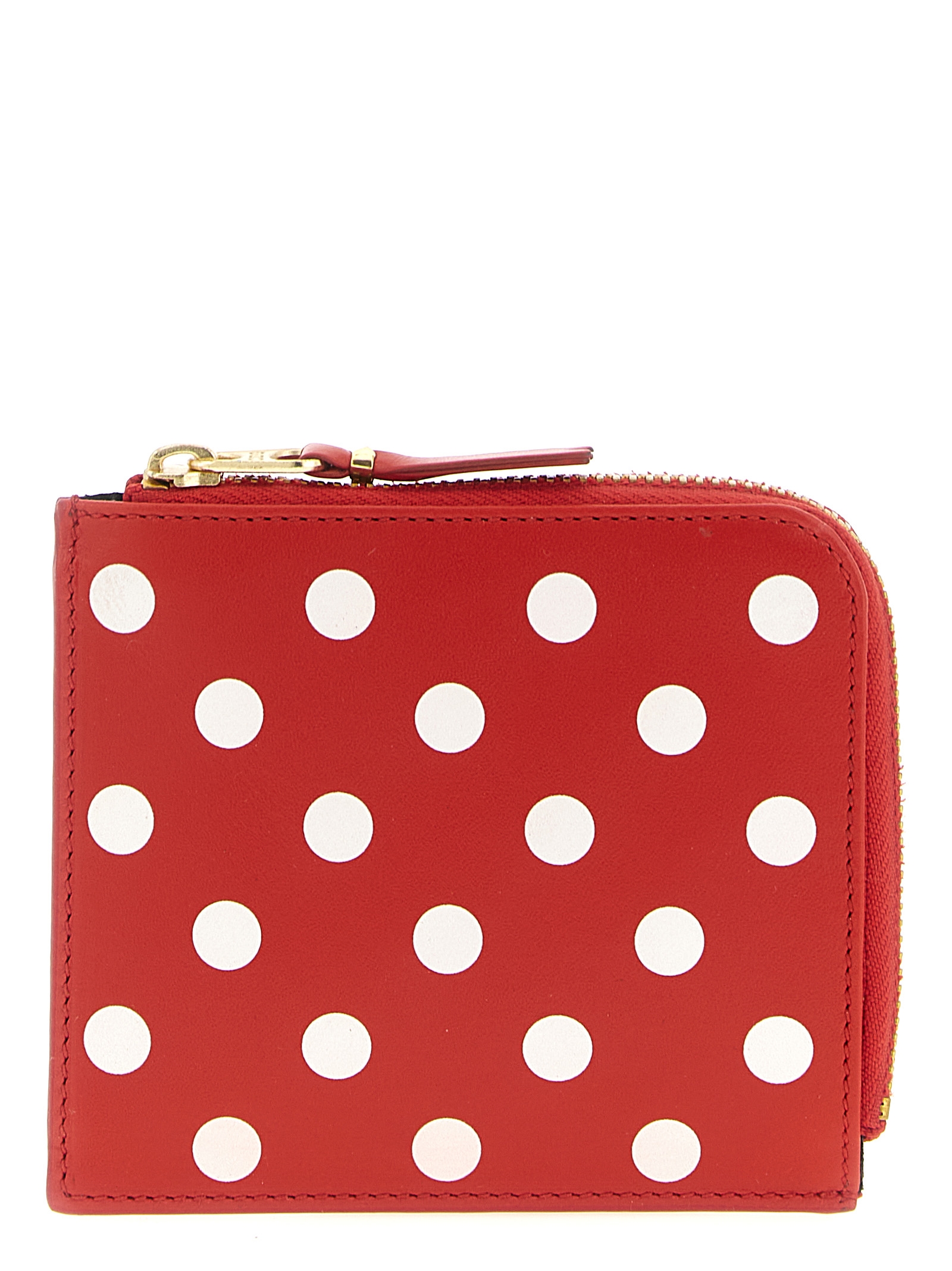 Comme Des Garcons Wallet Polka Dots Printed Wallet