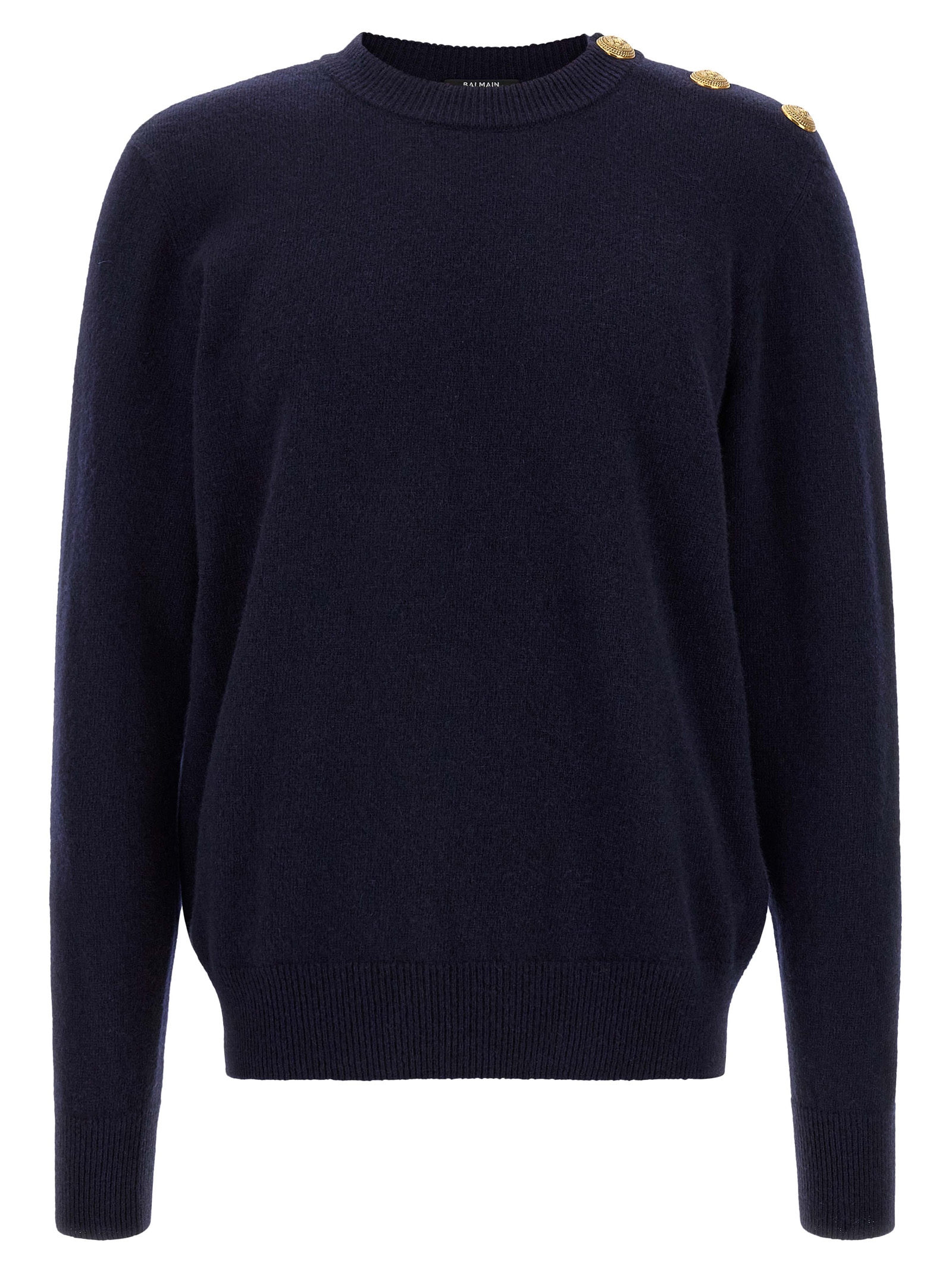 Balmain Leone Catena Button Sweater