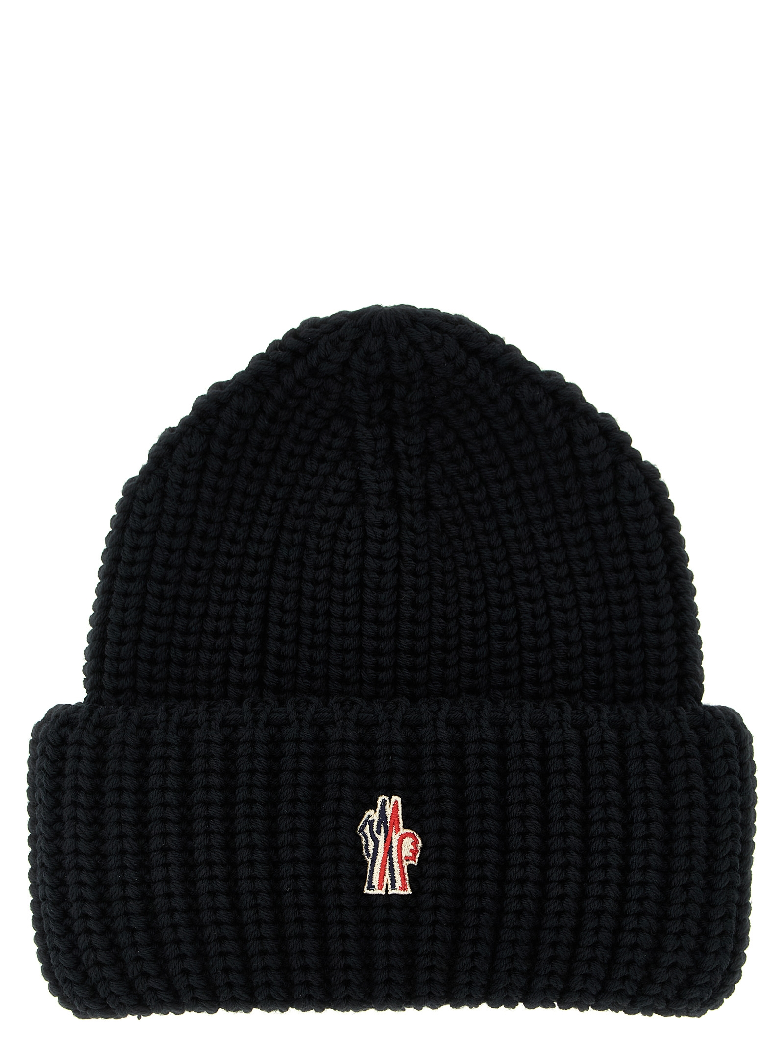 Moncler Grenoble Logo Patch Beanie