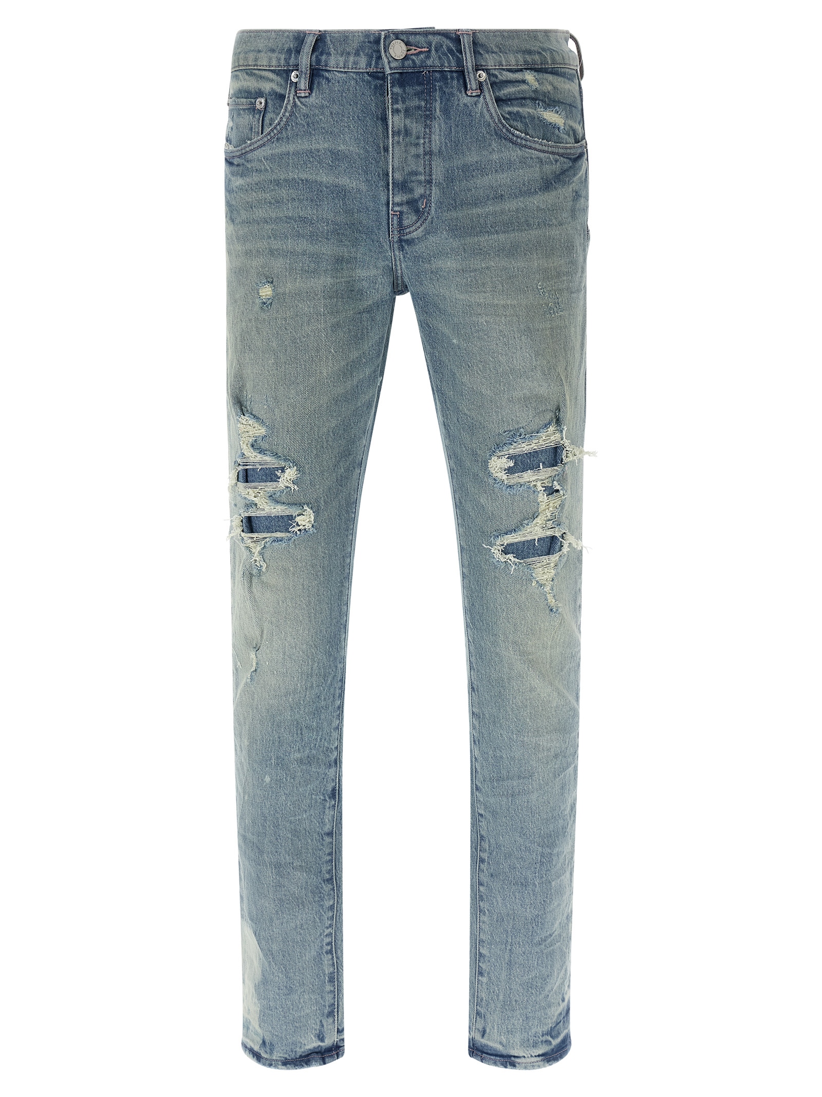 Purple P001 Repairs Jeans