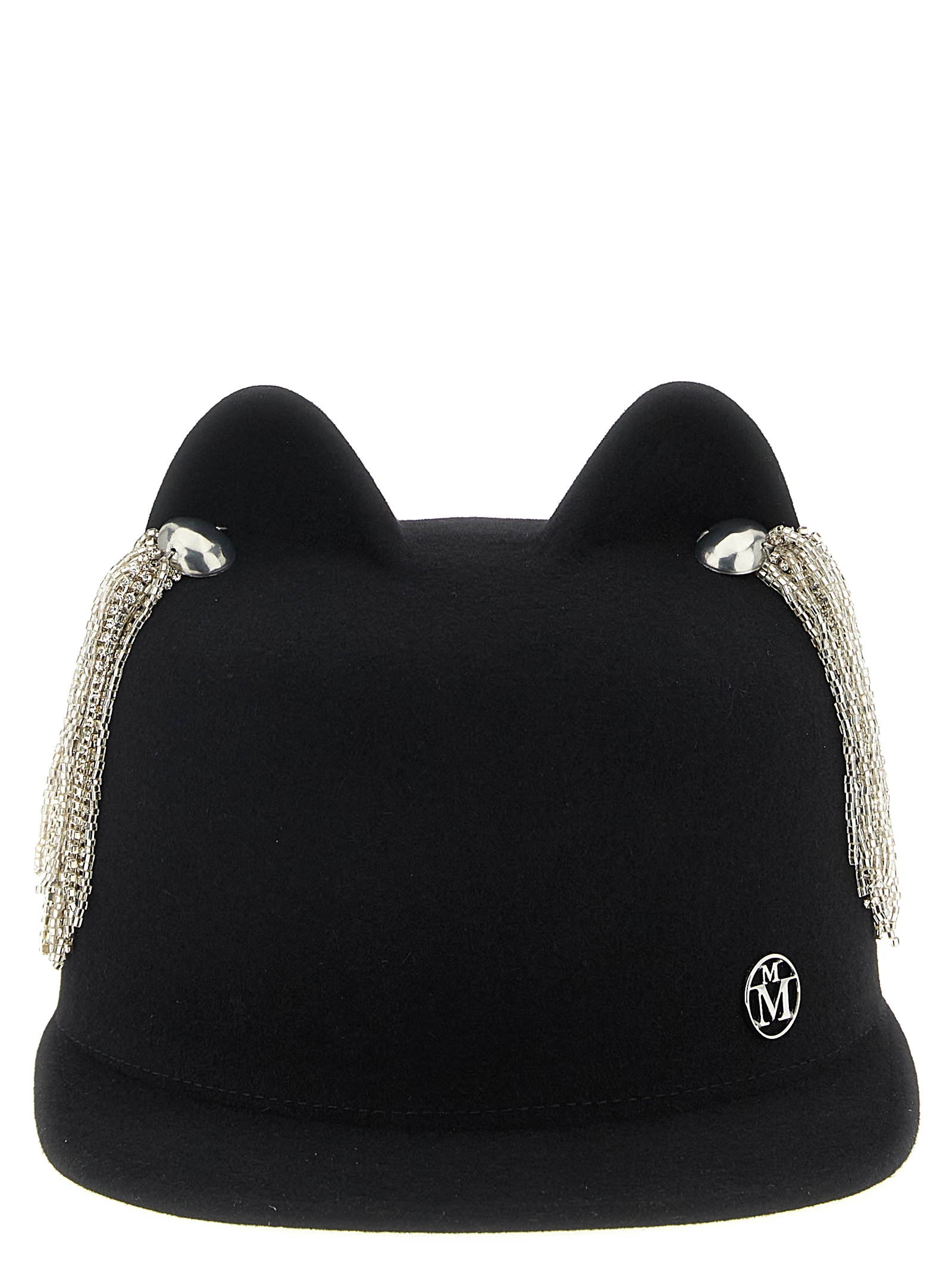 Maison Michel Jamie Hat With Crystals