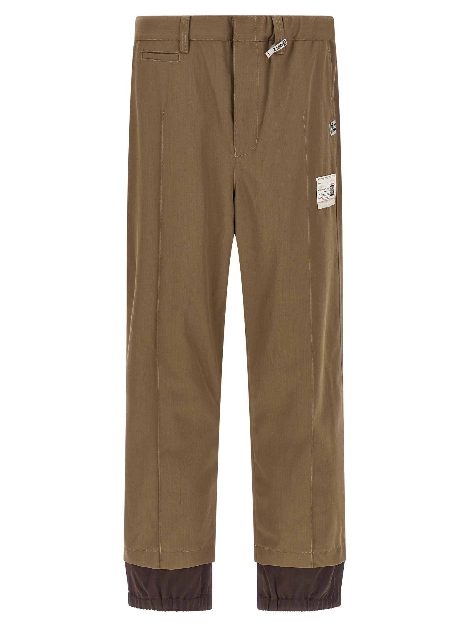 Maison Mihara Yasuhiro Mix Layered Wool Gabardine Pants
