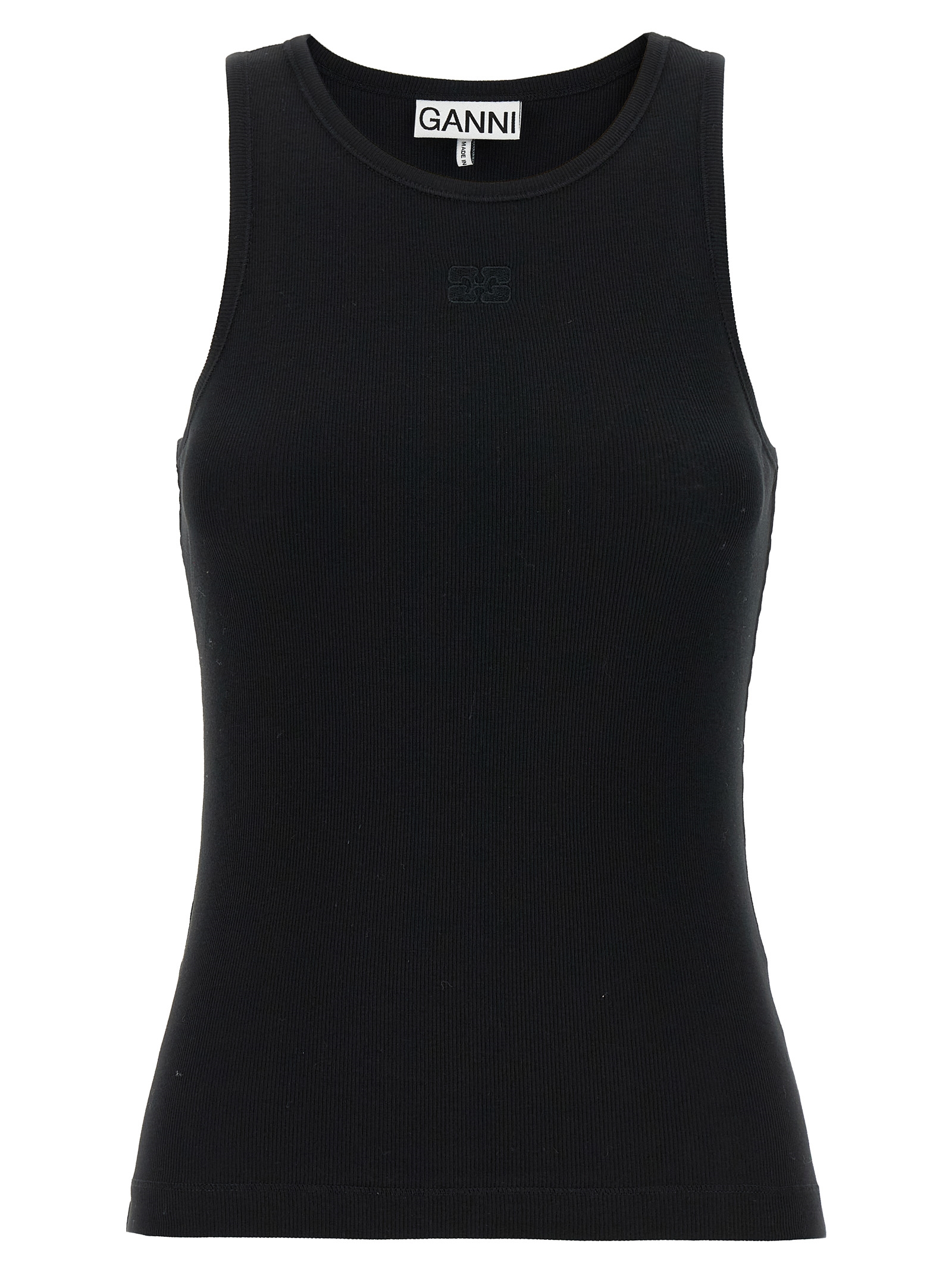 Ganni Ribbed Top