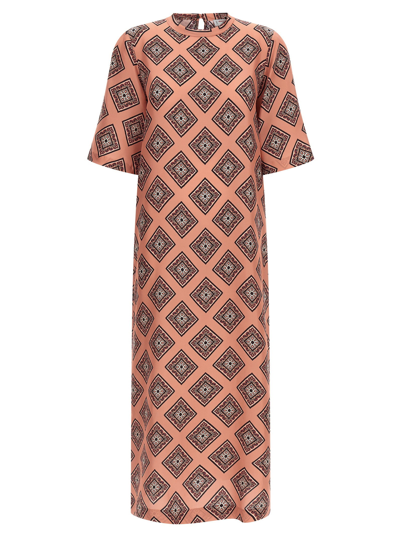 Alberto Biani Tie Print Dress