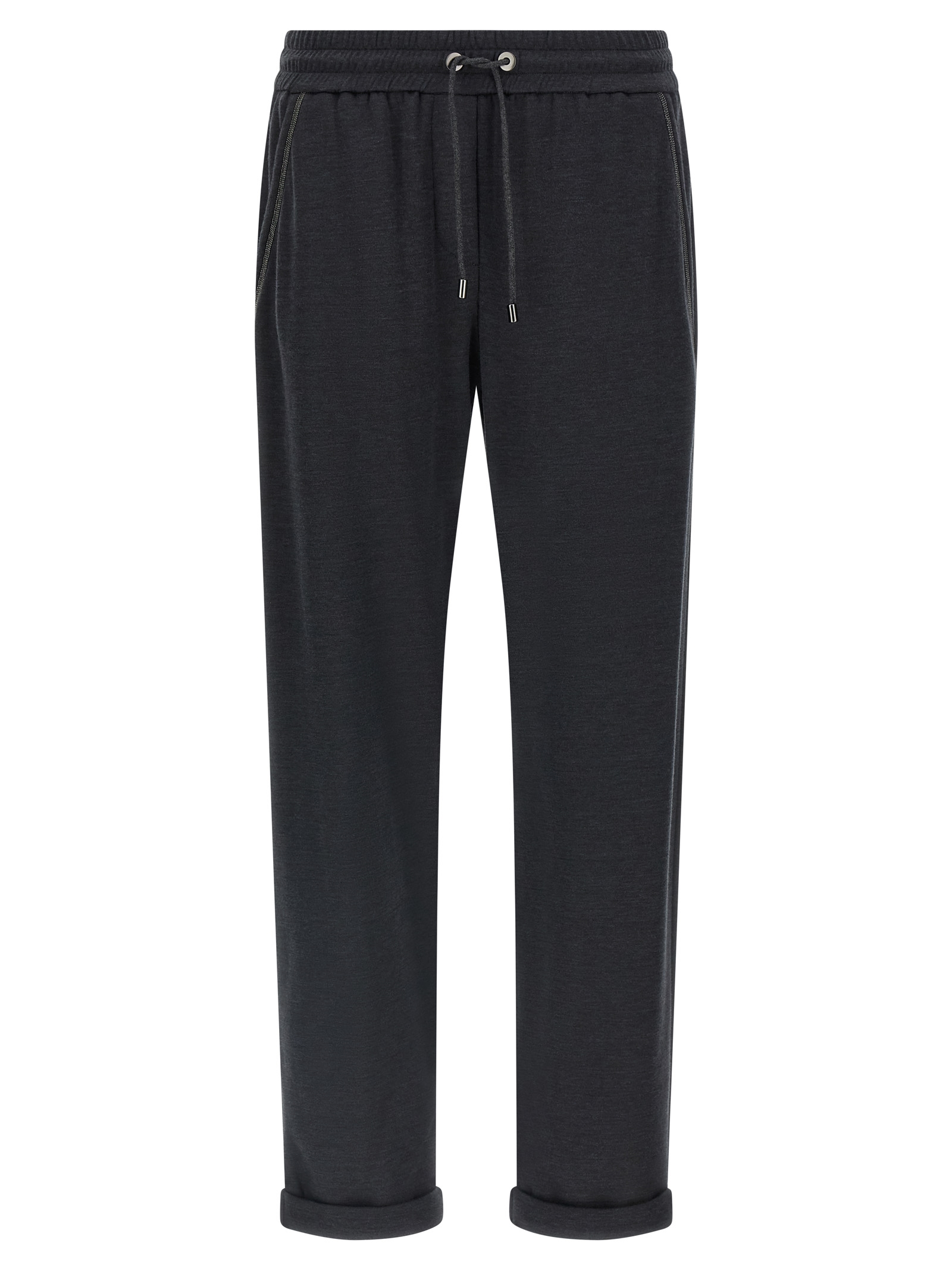 Brunello Cucinelli Shiny Pocket Detail Joggers
