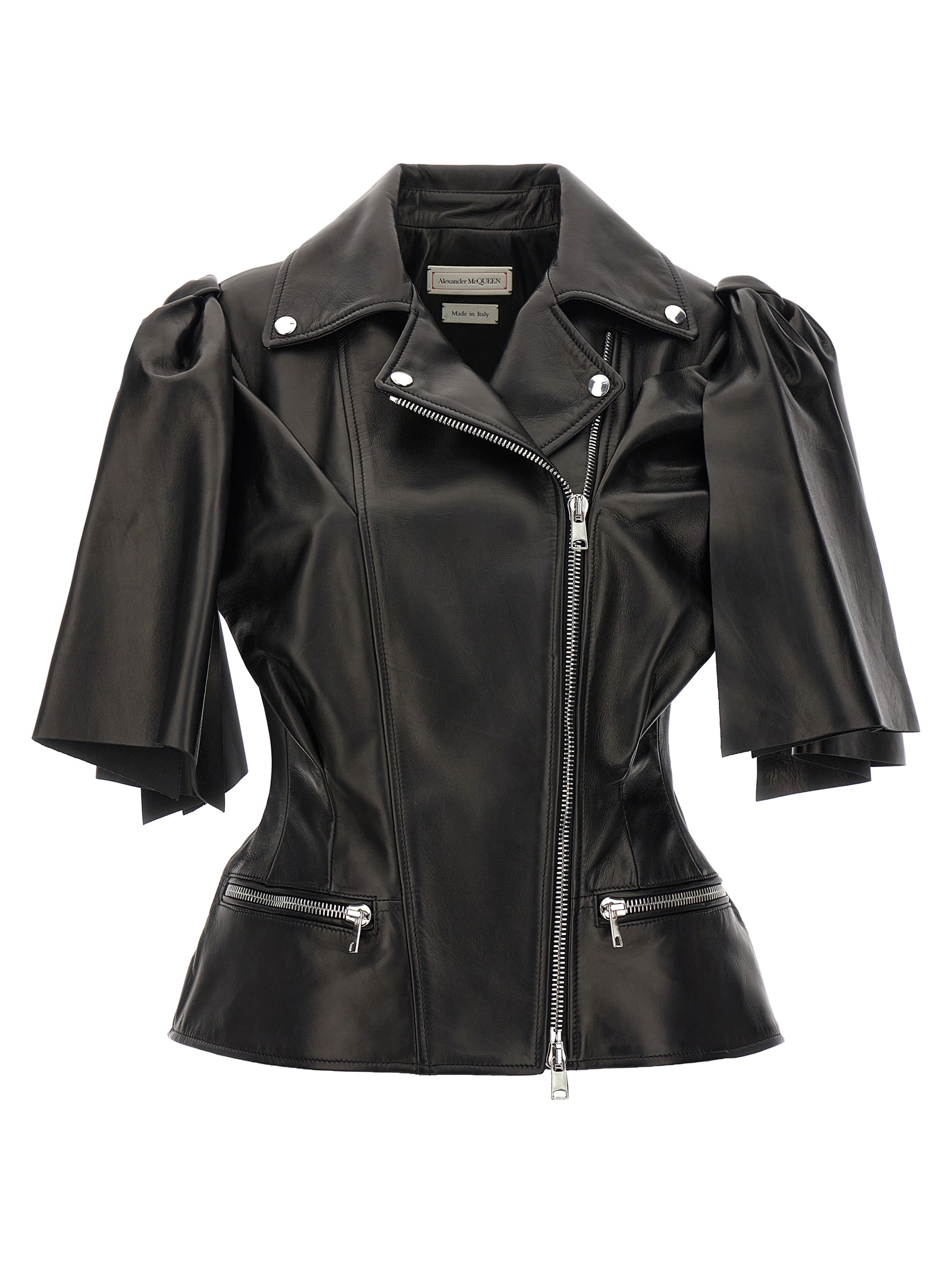Alexander McQueen Bow Knot Biker Vest