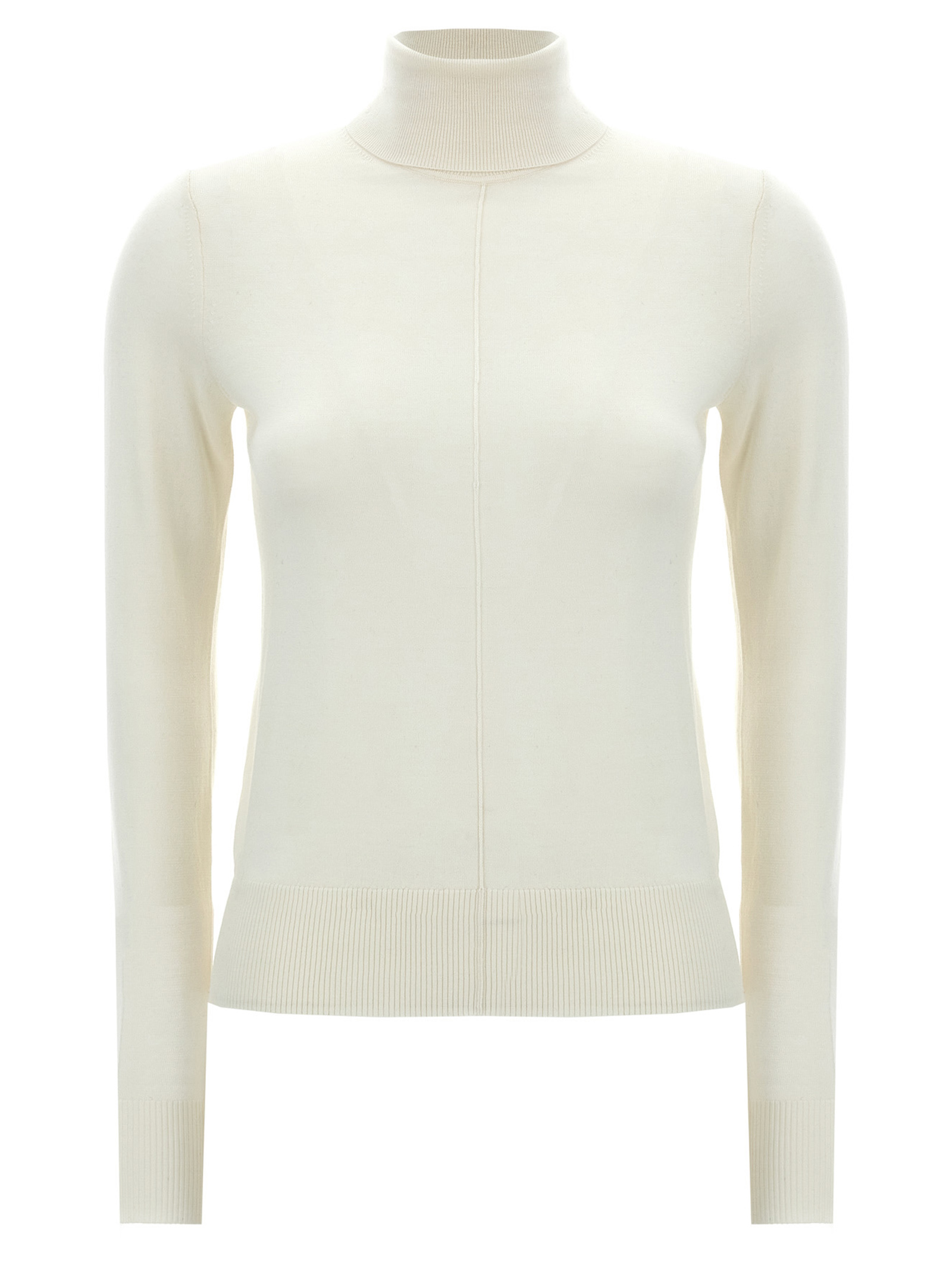 Chloé Logo Embroidery Turtleneck Sweater