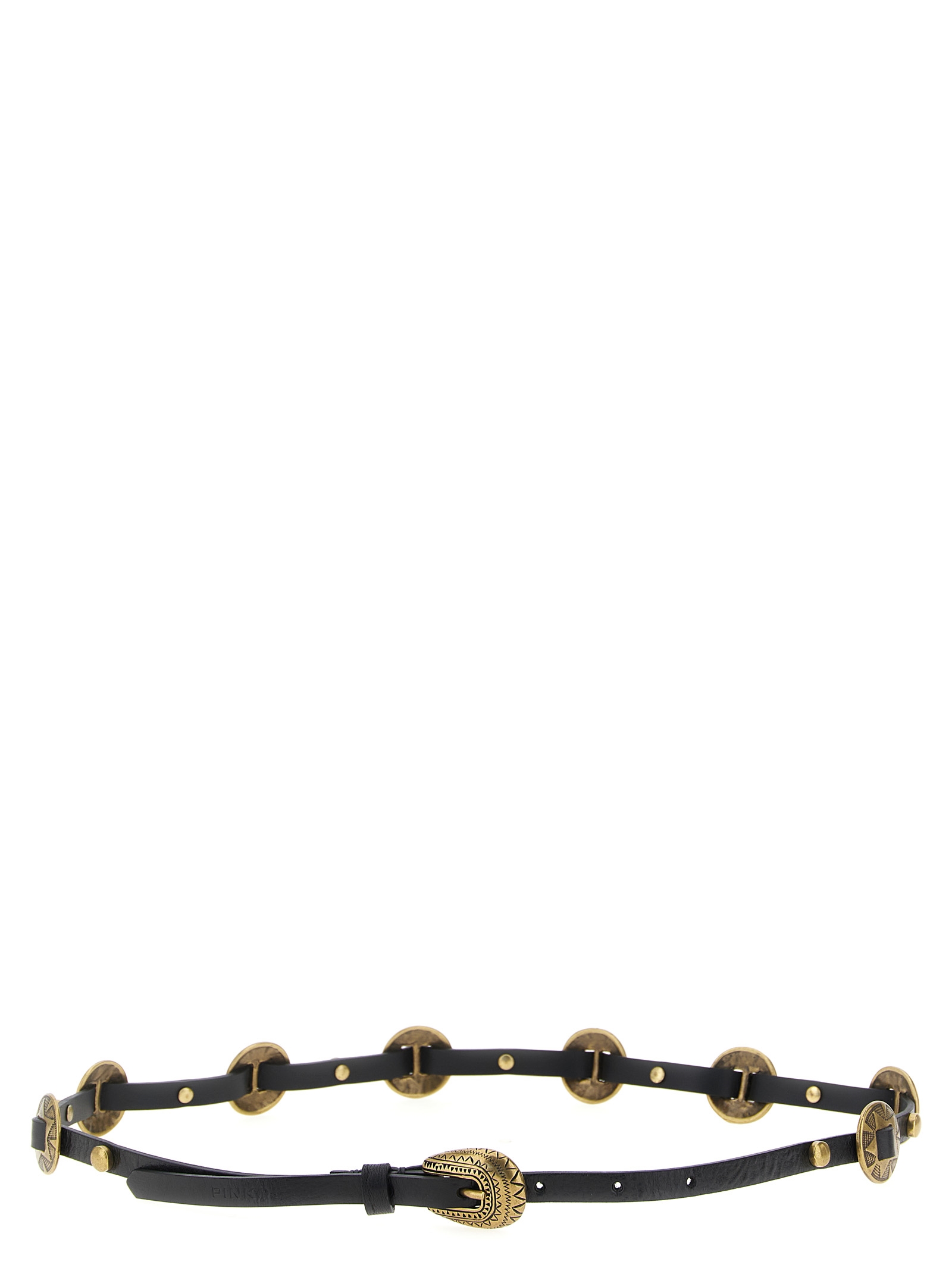 Pinko Engraved Plaque Belt