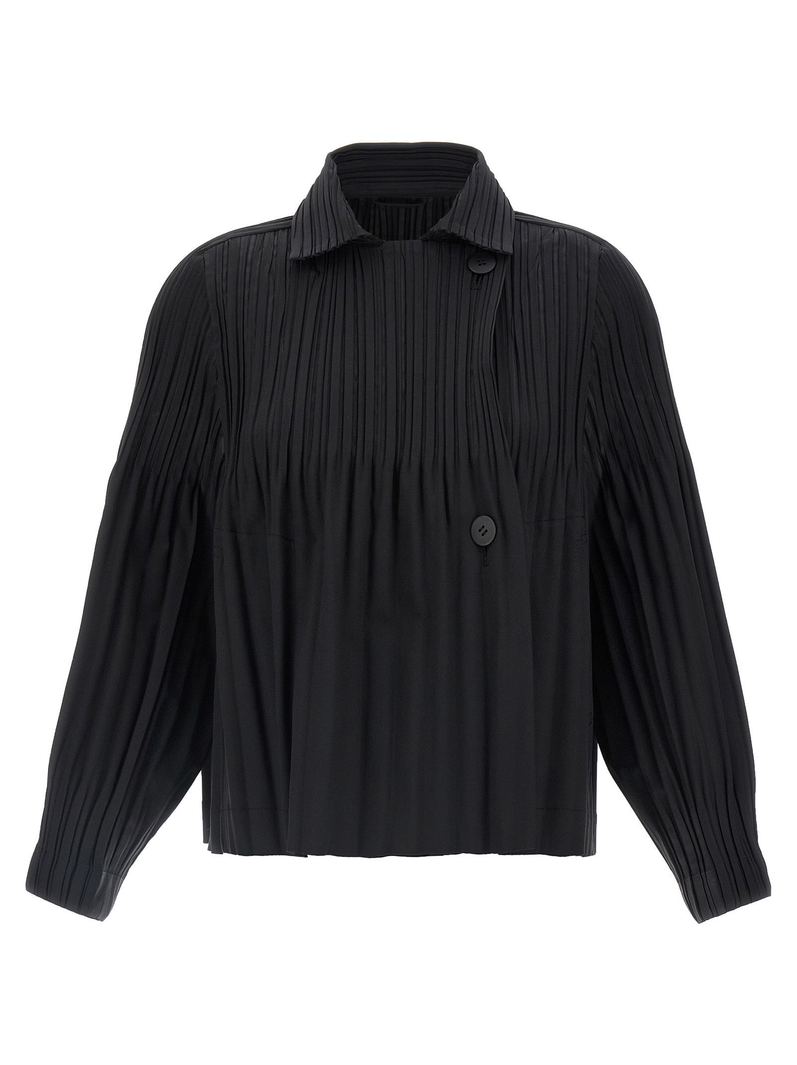 Pleats Please Issey Miyake Smooth Coat Coat