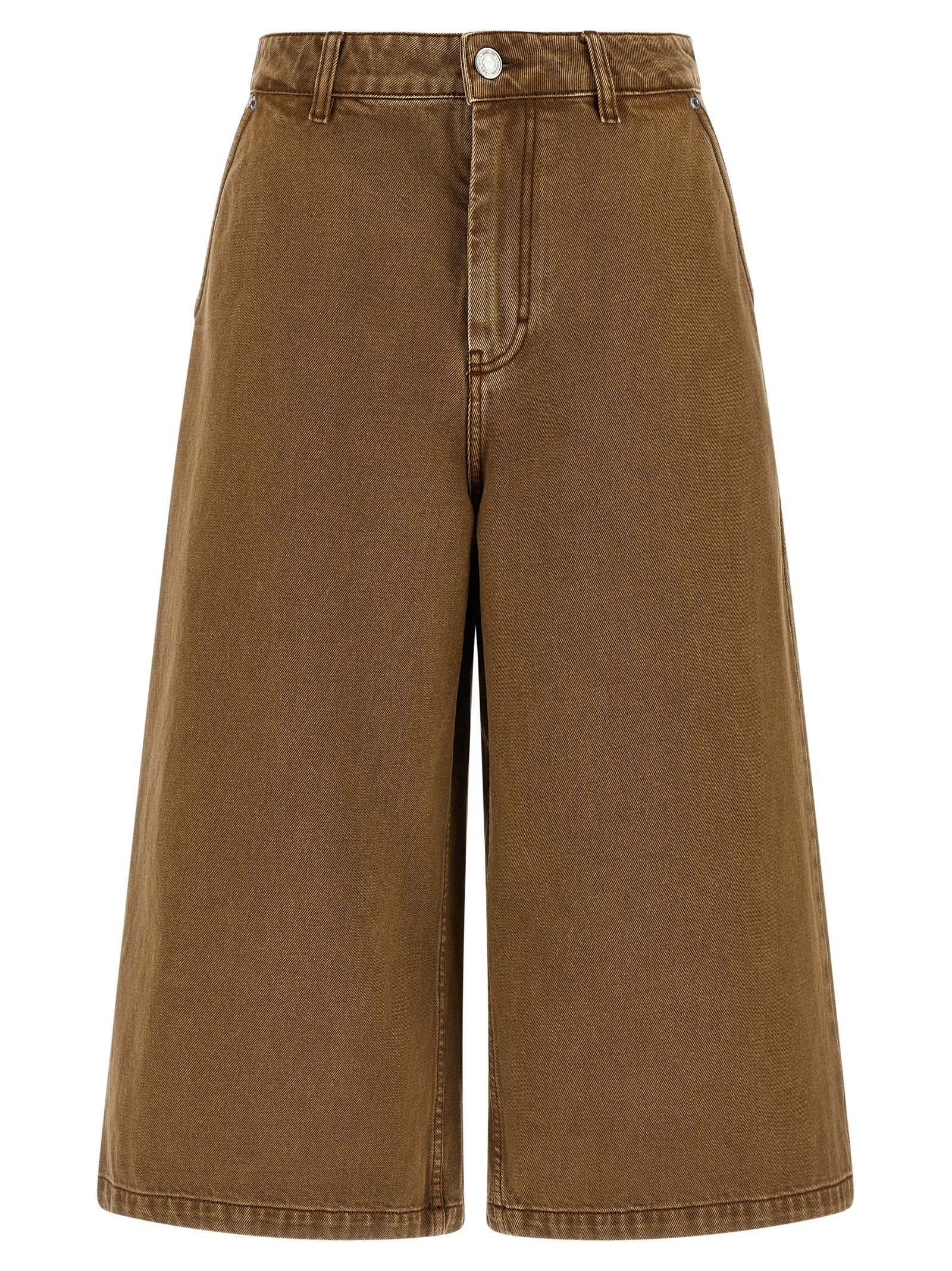 Ami Paris Denim Bermuda Shorts