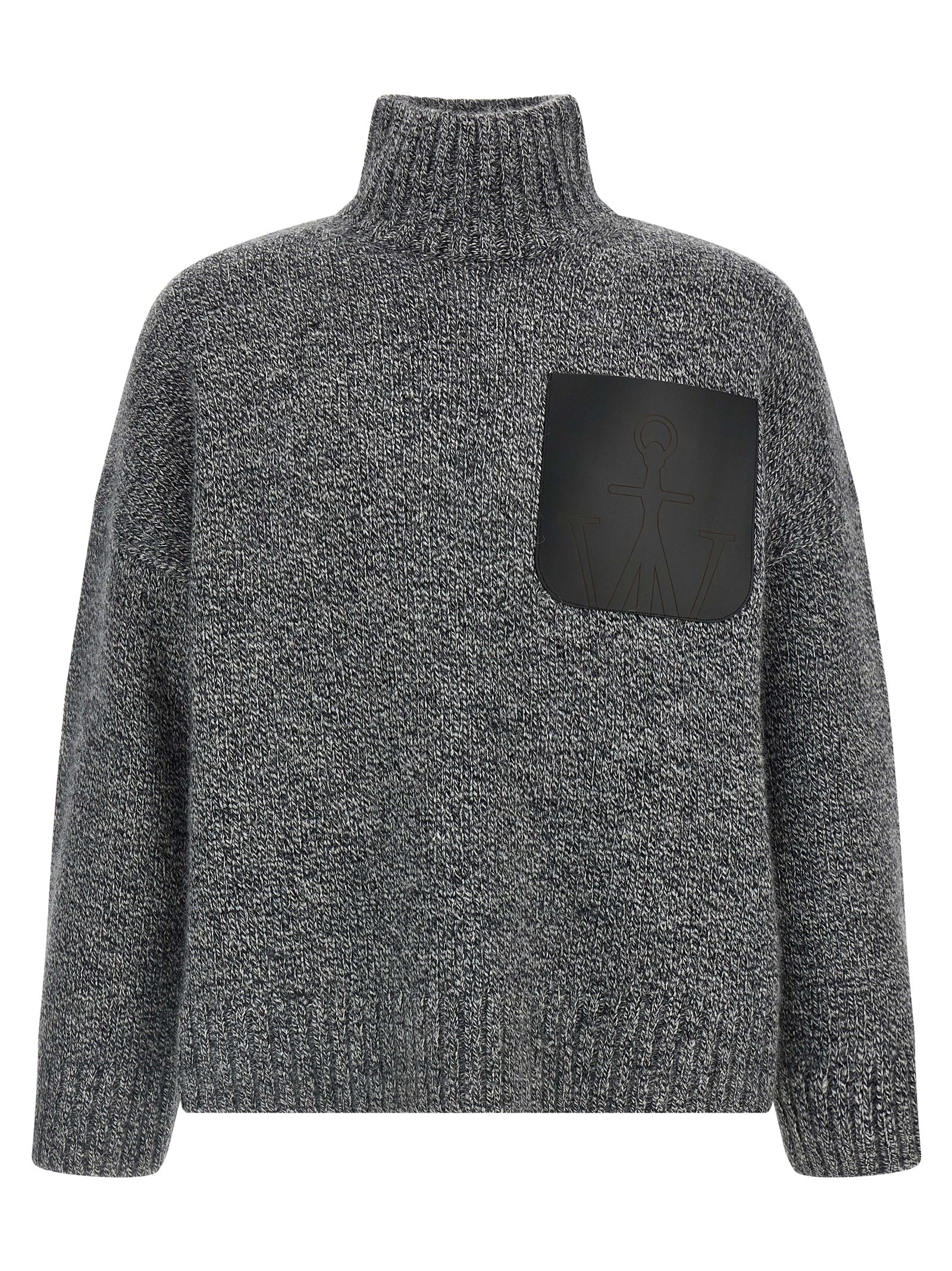 J.w.anderson Leather Patch Pocket Sweater