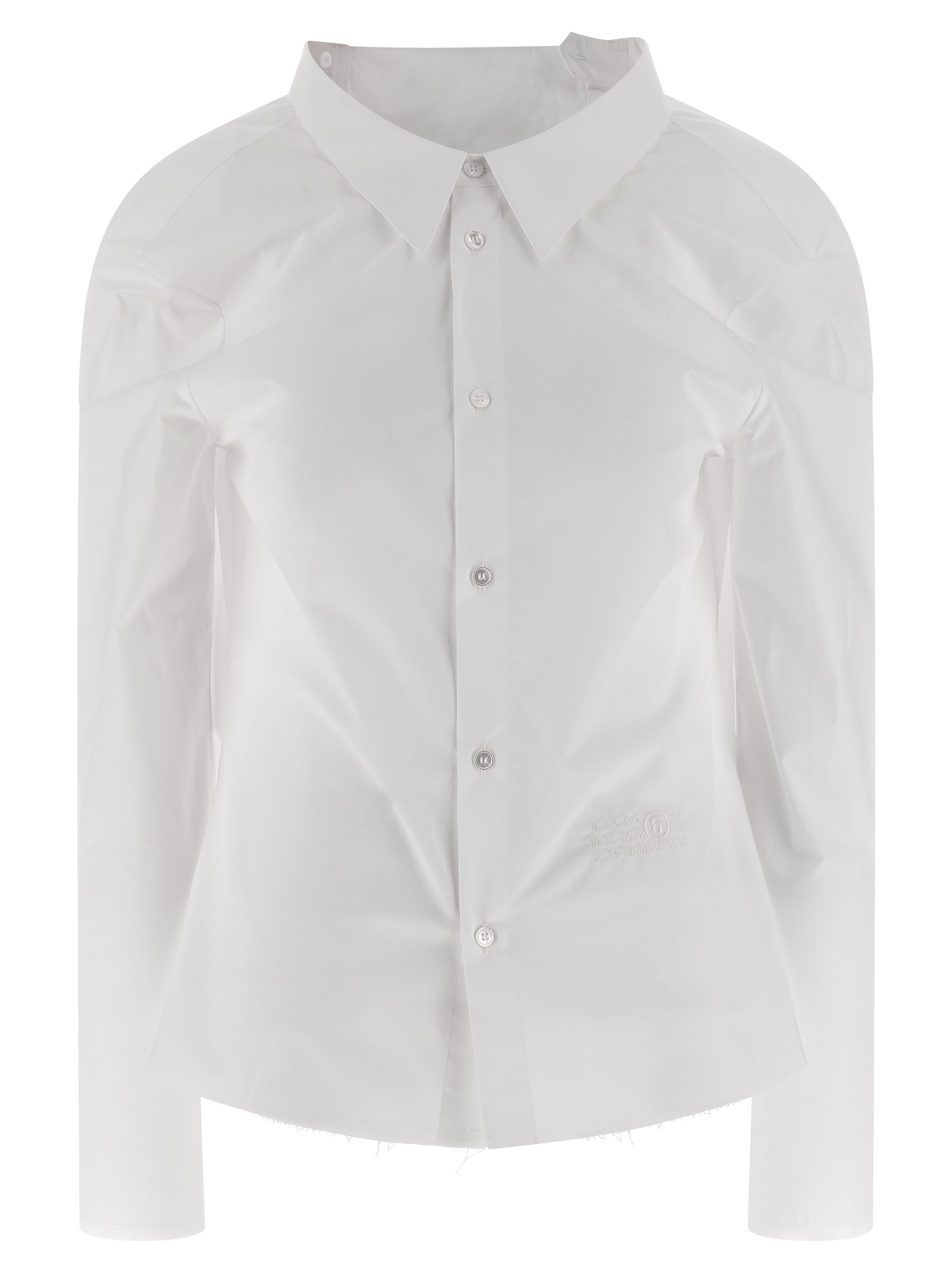 Mm6 Maison Margiela Numeric Signature Mm6 Embroidered Shirt