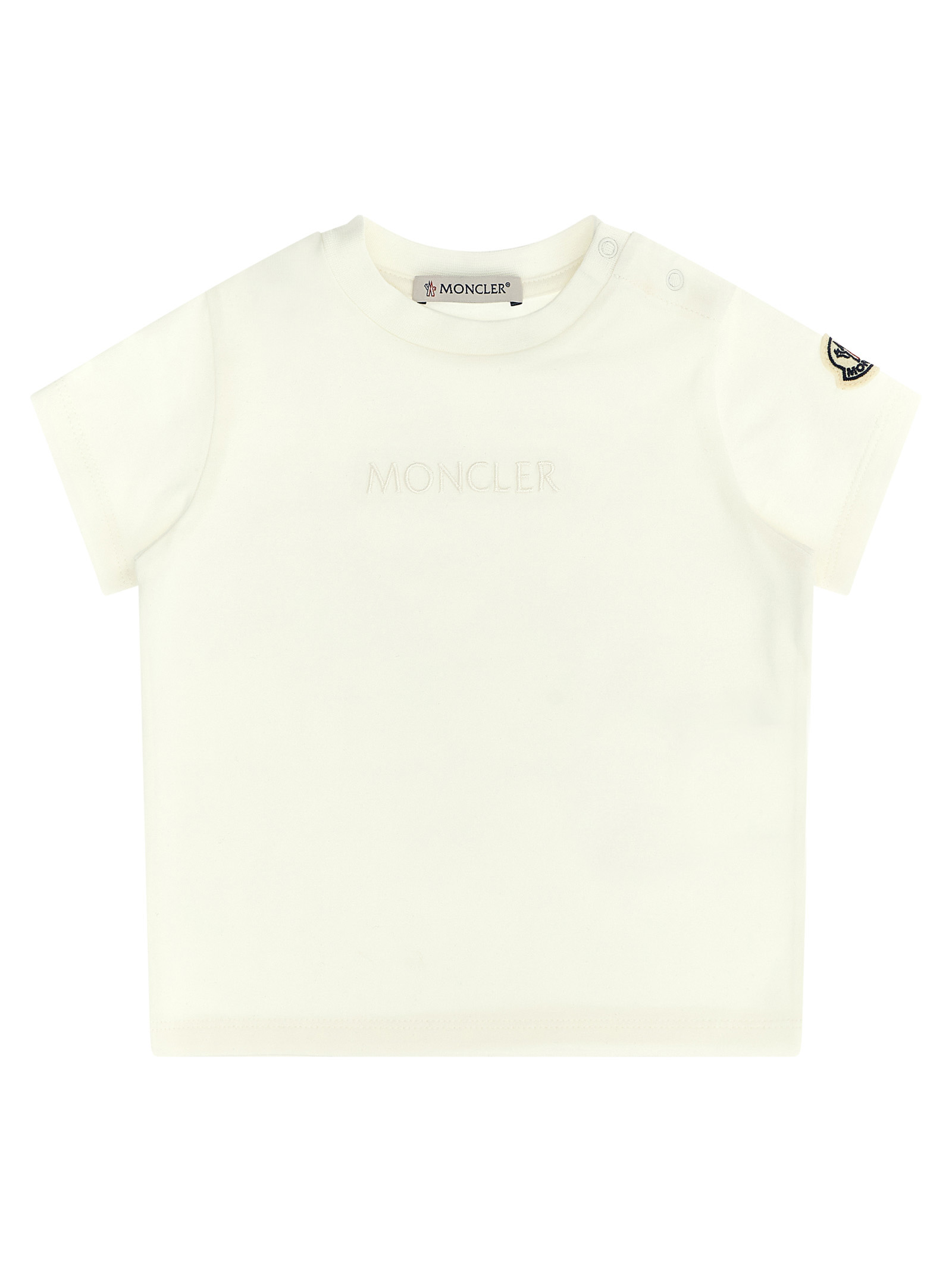 Moncler Enfant Logo Embroidery T-shirt