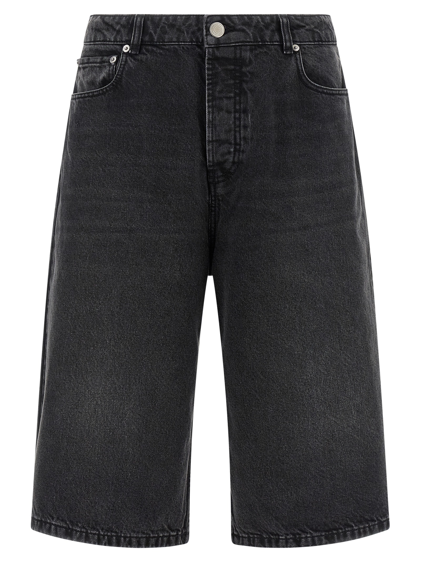Ami Paris Denim Bermuda Shorts