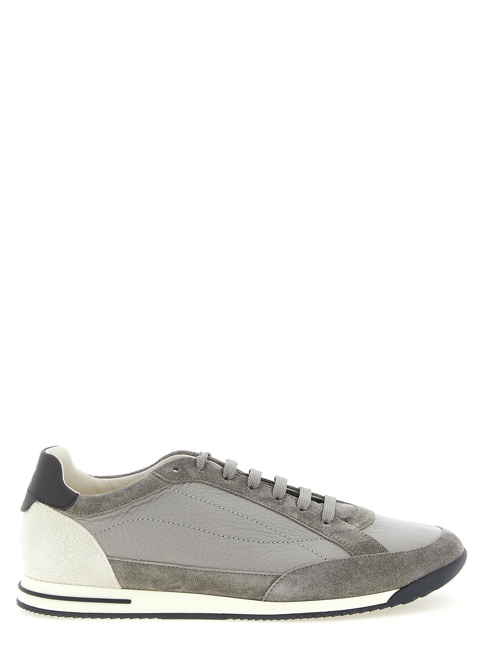 Brunello Cucinelli Deer And Suede Sneakers