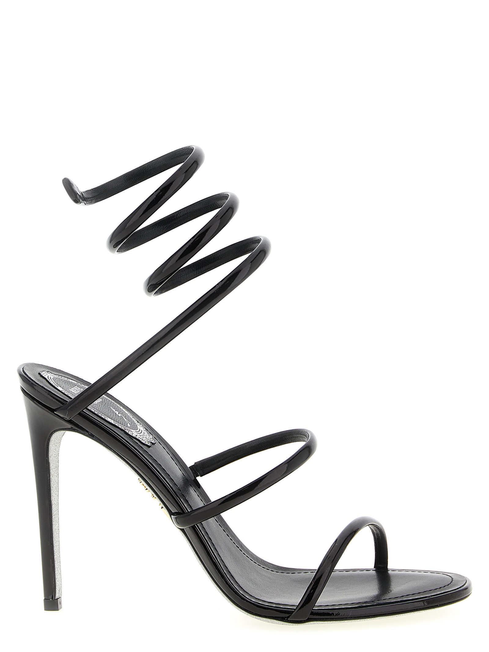 René Caovilla Cleo Metallic Sandals